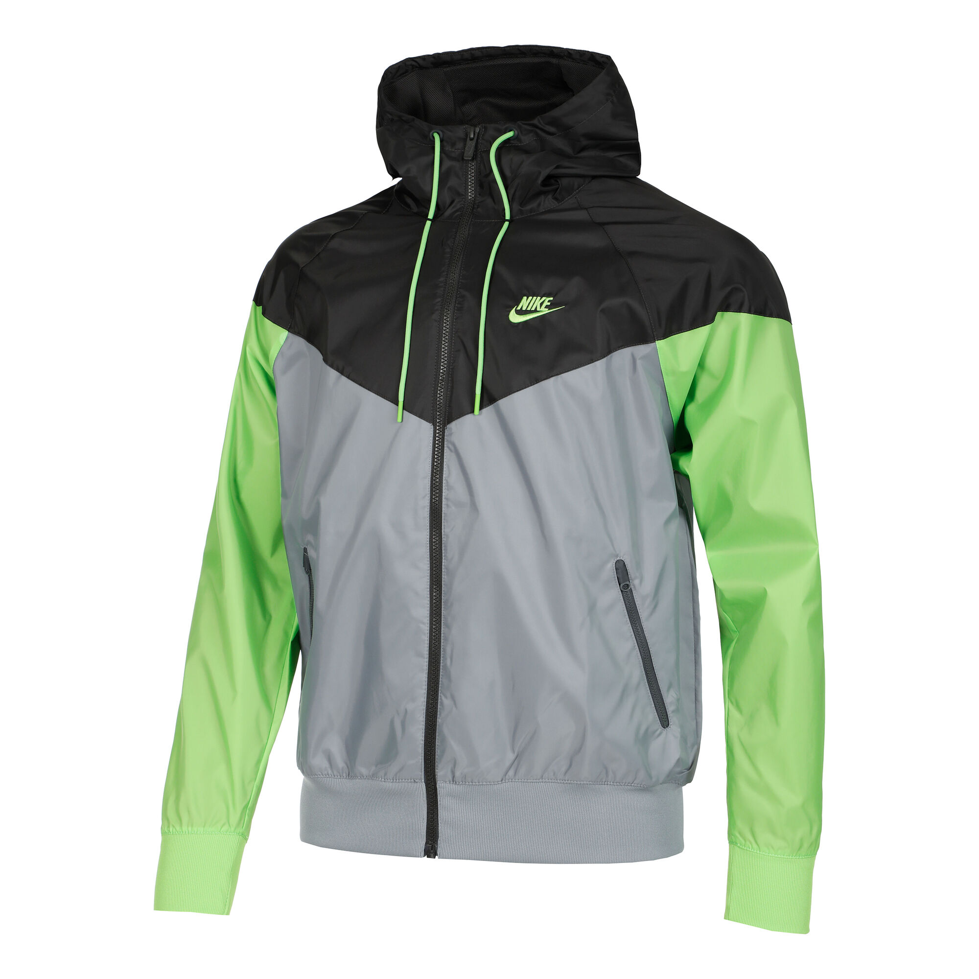 Morgenøvelser Milliard Certifikat buy Nike Sportswear Heritage Essential Windrunner Training Jacket Men -  Grey, Neon Green online | Running Point