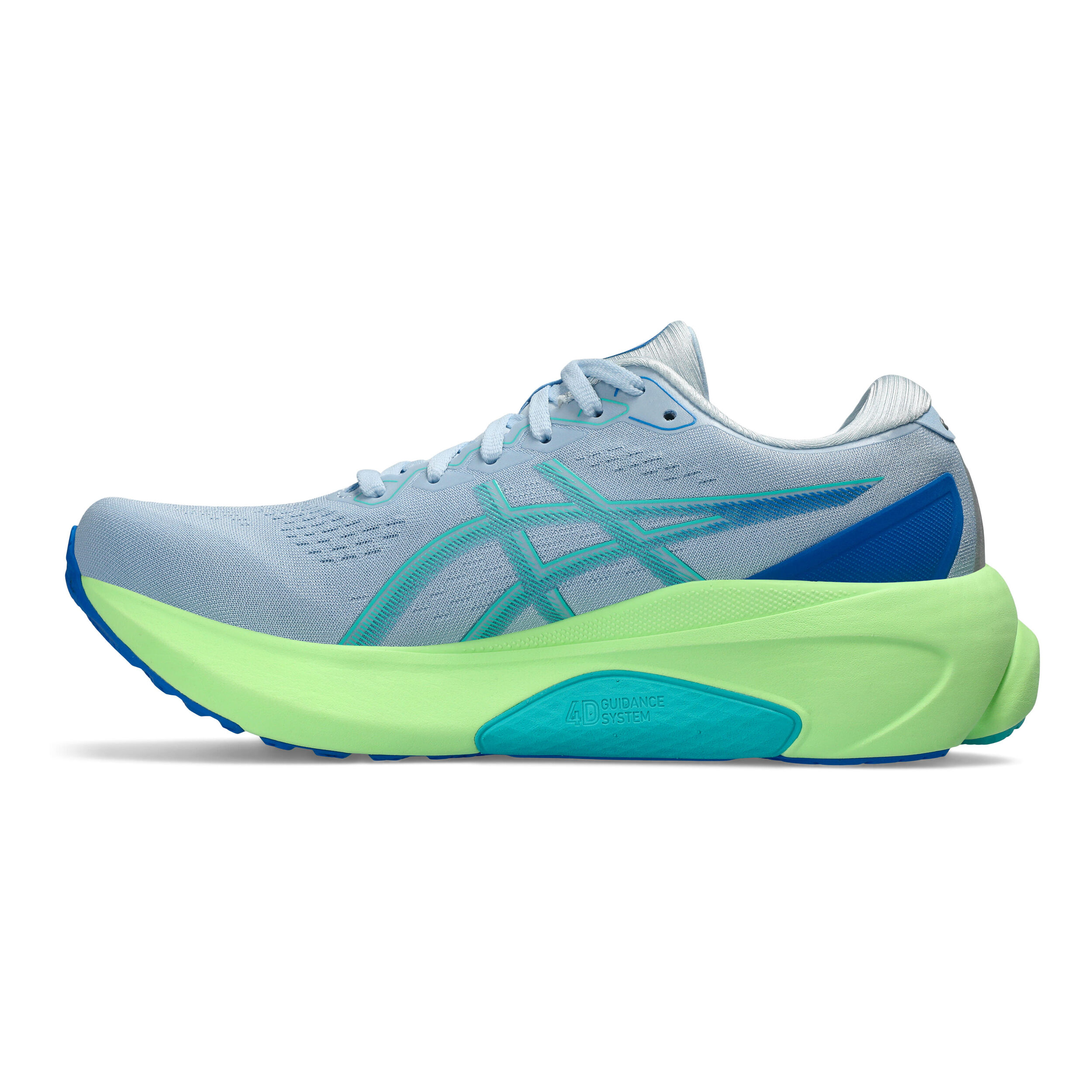 Buy ASICS Gel Kayano 30 Lite Show Stability Running Shoe Men Light Blue Neon Green online Running Point COM