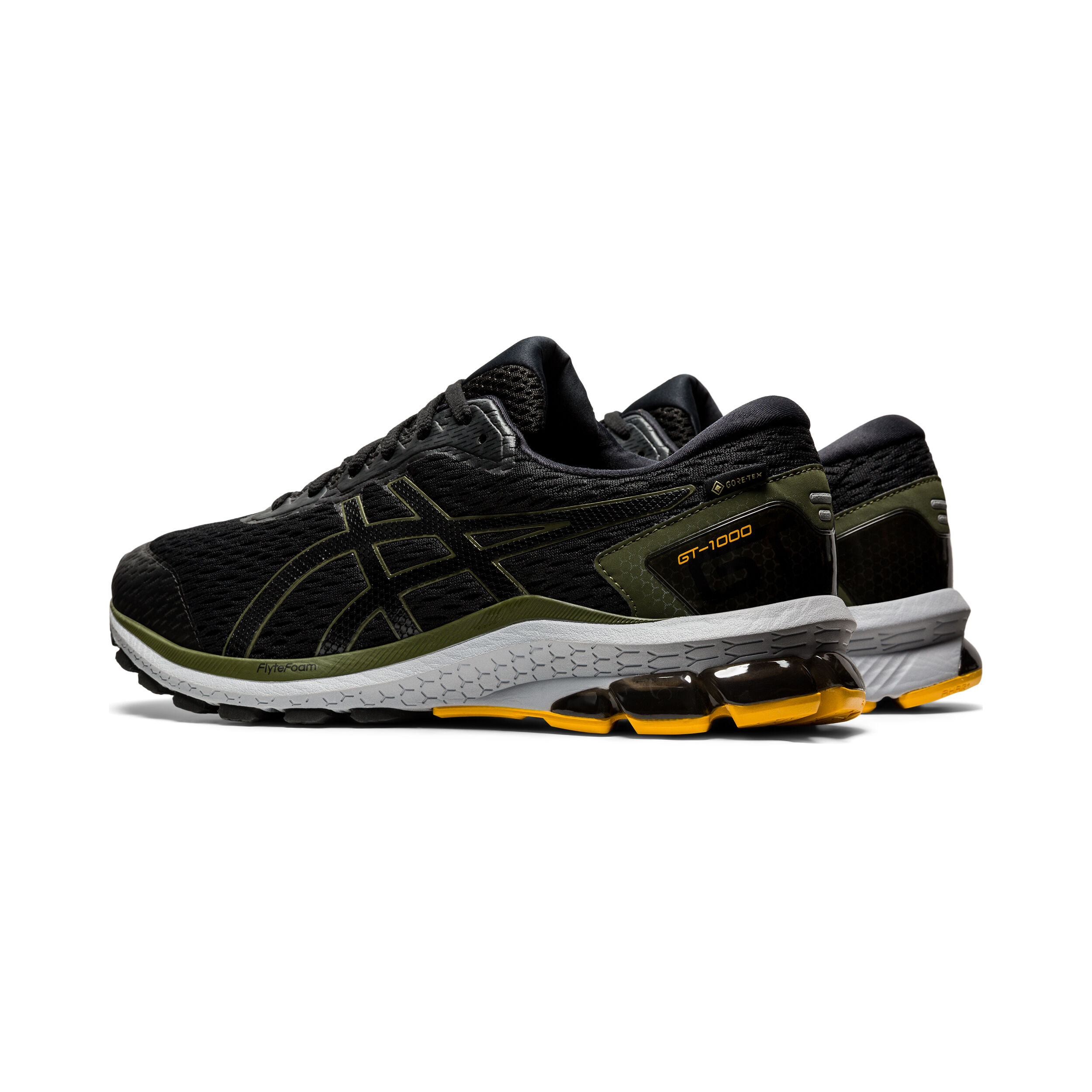 Buy ASICS GT 1000 9 G TX Stability Running Shoe Men Dark Grey Olive online Running Point COM