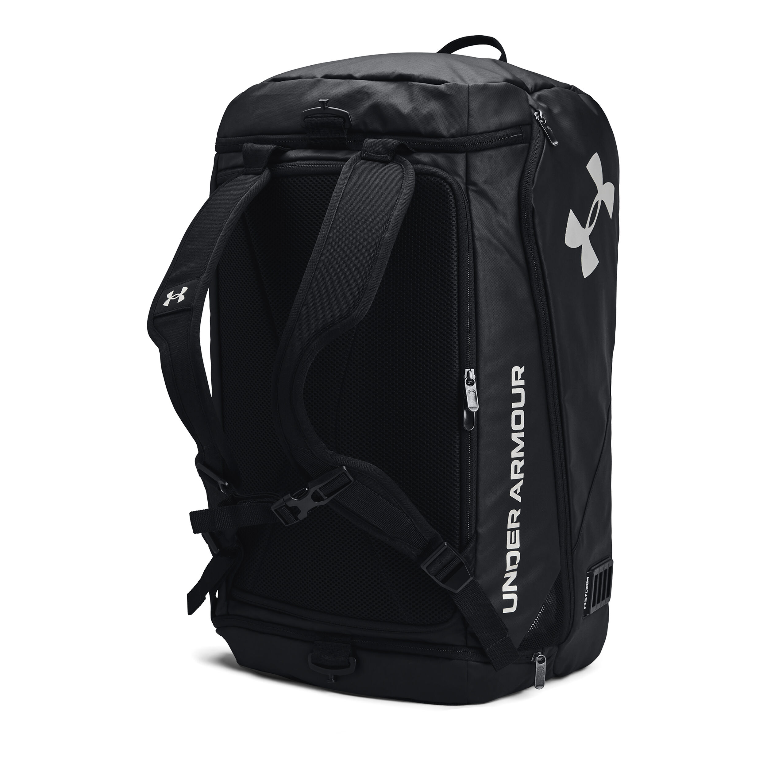 Buy Under Armour Contain Duo MD Duffle Sports Bag Black Silver online Running Point COM