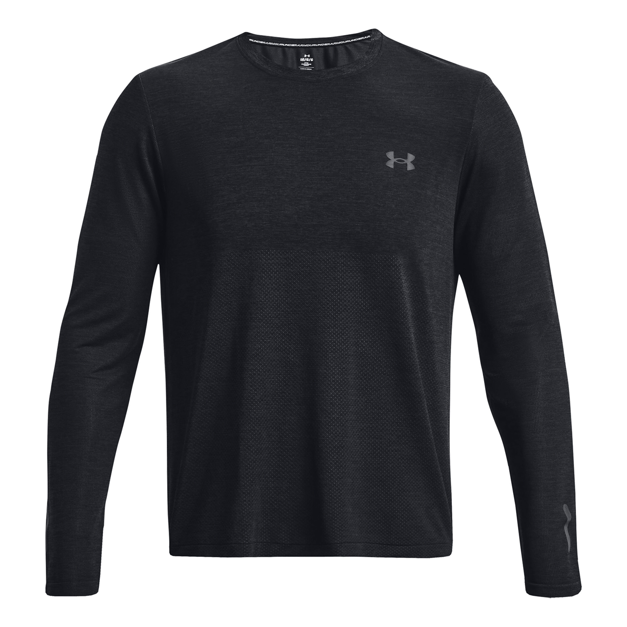 Buy Under Armour Seamless Stride Long Sleeve Men Black in size XXL online Running Point COM