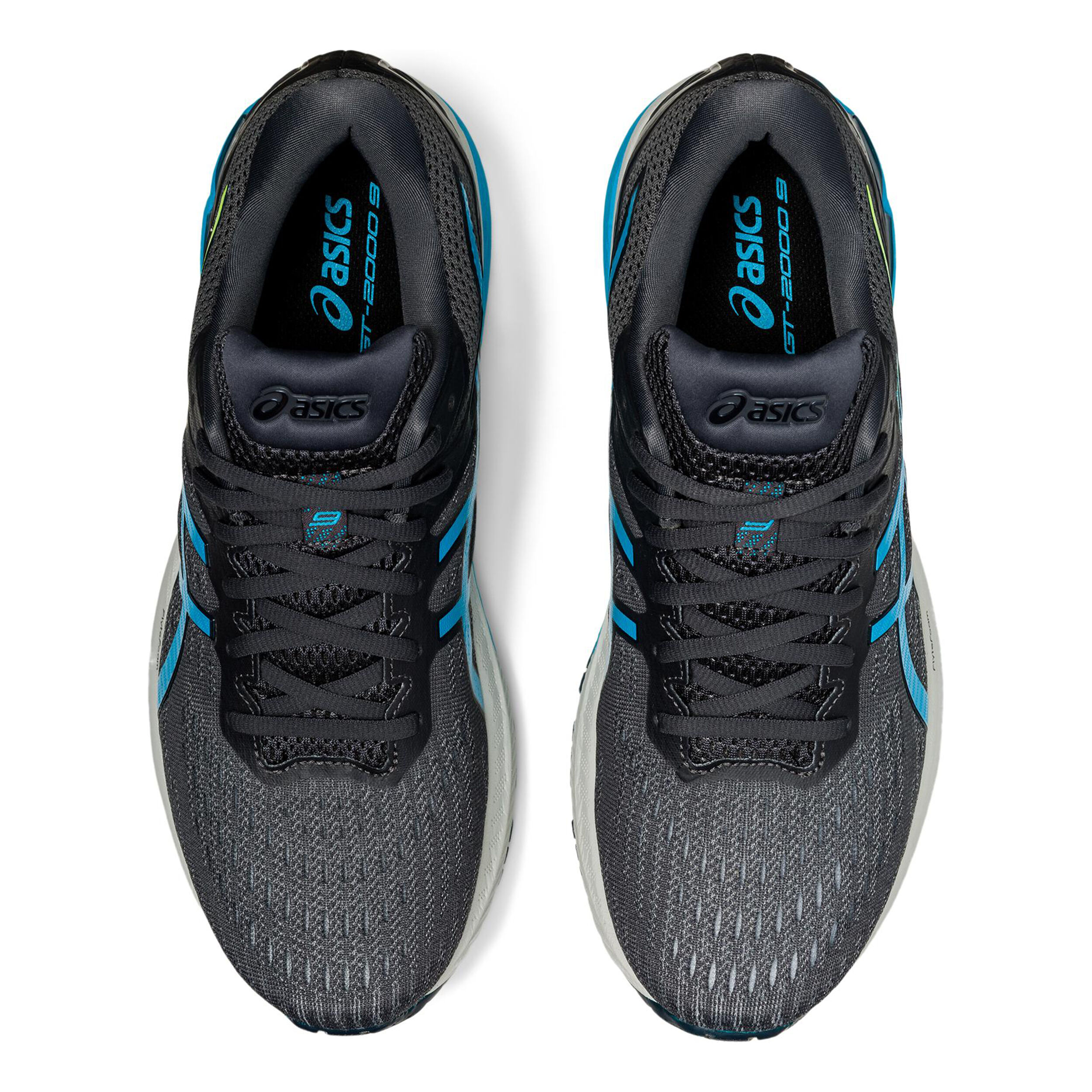 Buy ASICS GT 2000 9 Stability Running Shoe Men Dark Grey Blue in size 48 online Running Point COM