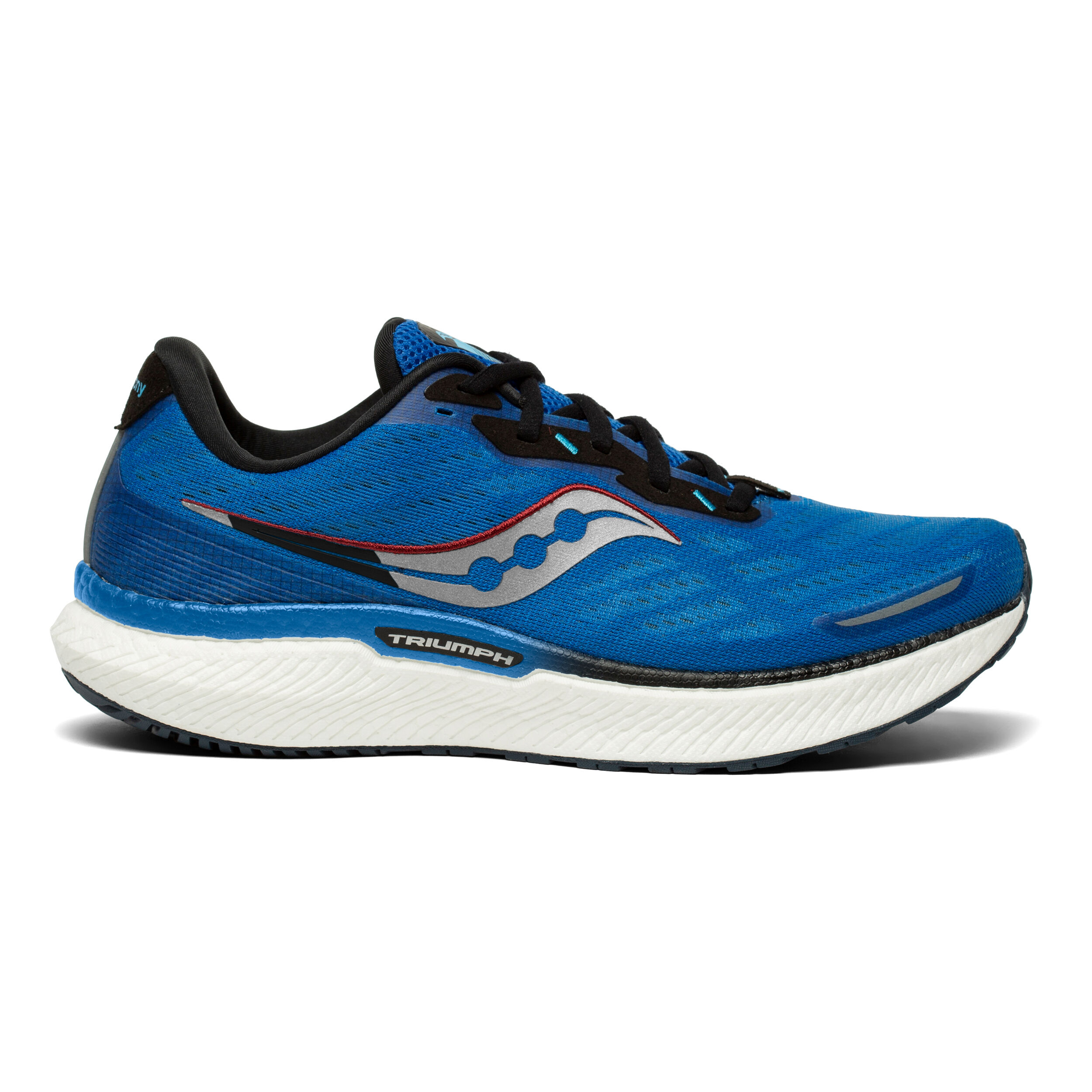 Buy Saucony Triumph 19 Neutral Running Shoe Men Blue White online