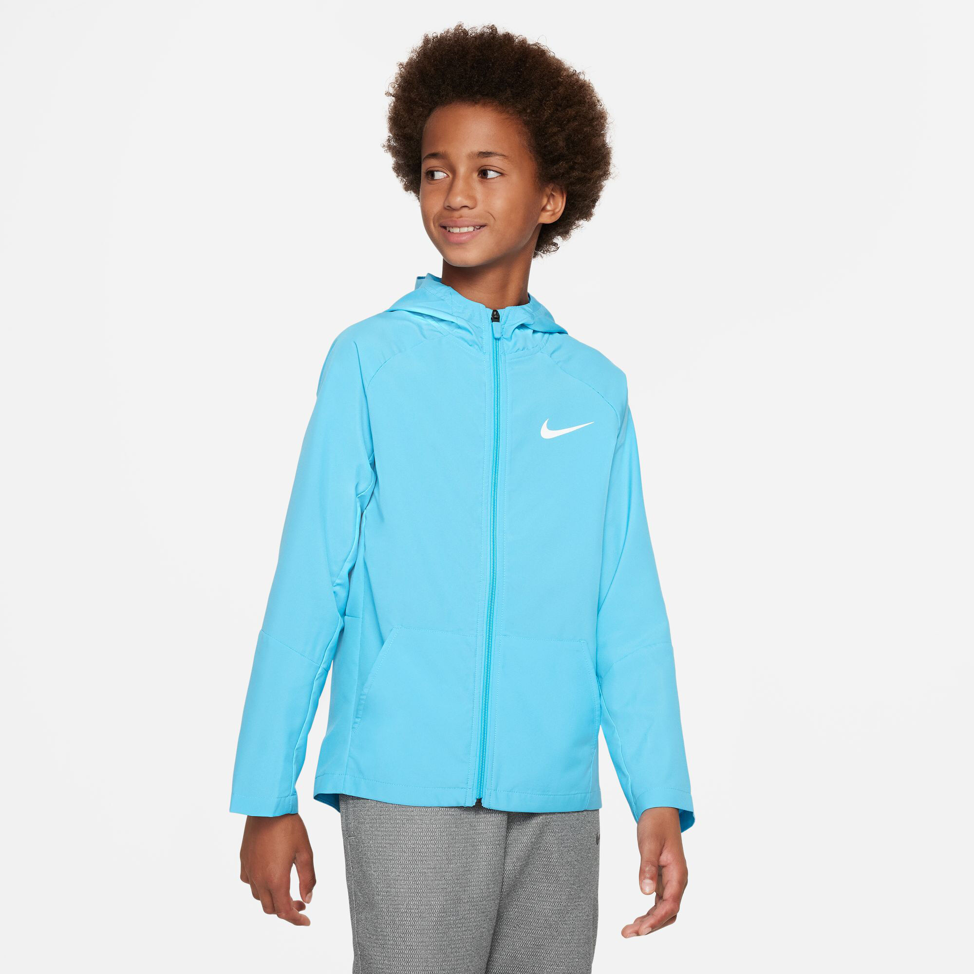 Buy Nike Dri Fit Woven Training Jacket Boys Light Blue online Running Point COM
