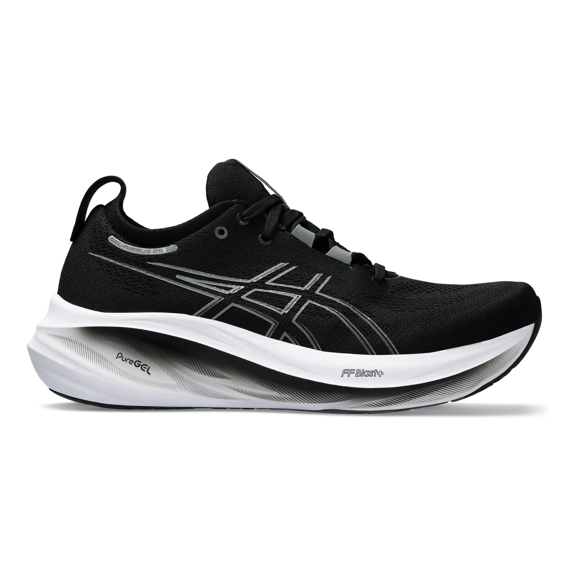 Buy ASICS Gel-Nimbus 26 Neutral Running Shoe Men Black, White in