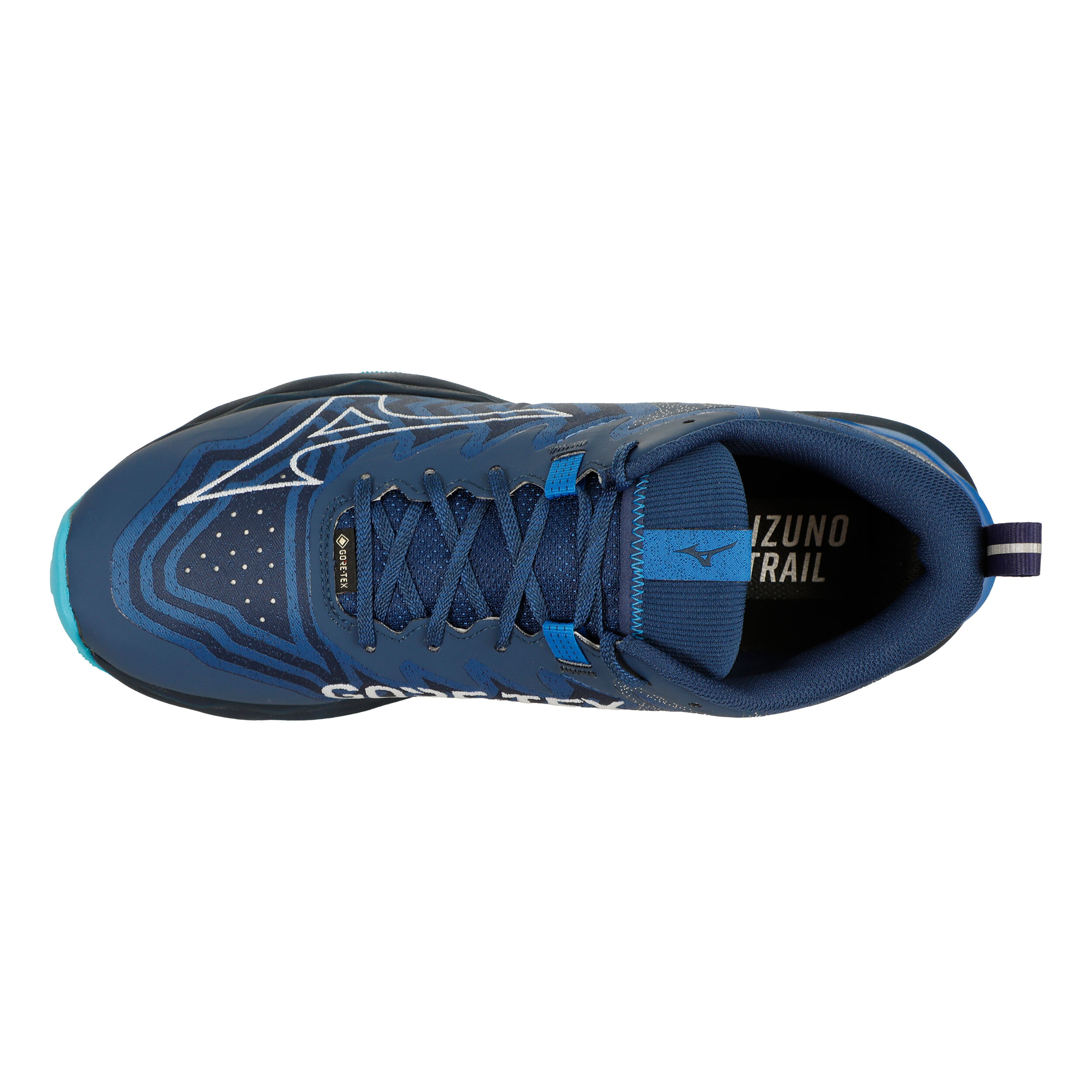 Buy Mizuno Wave Daichi 8 GTX Trail Running Shoe Men Dark Blue in size 42 5 online Running Point COM