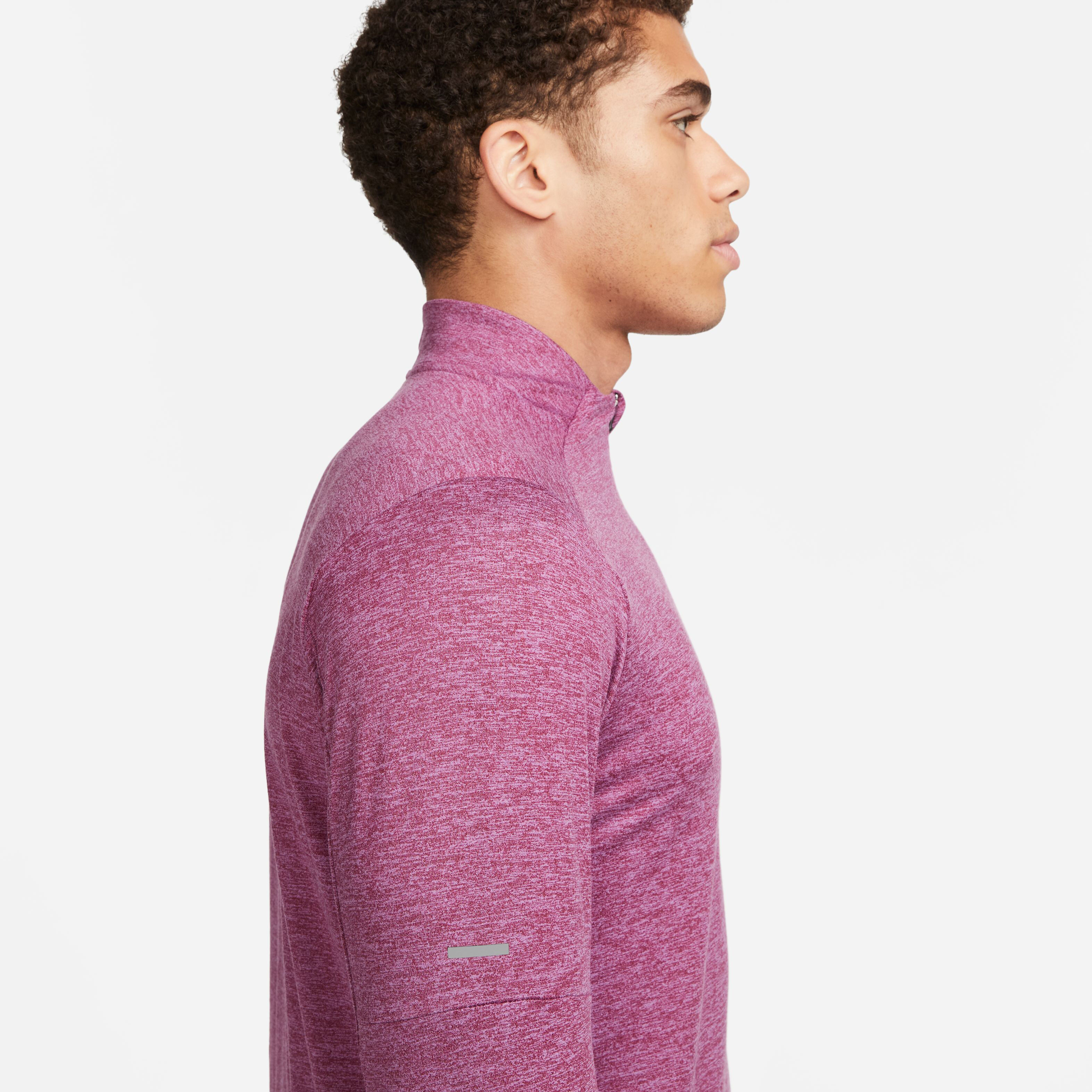Dri Fit Element Half Zip Quarter Zip Running Top Men Lilac Grey