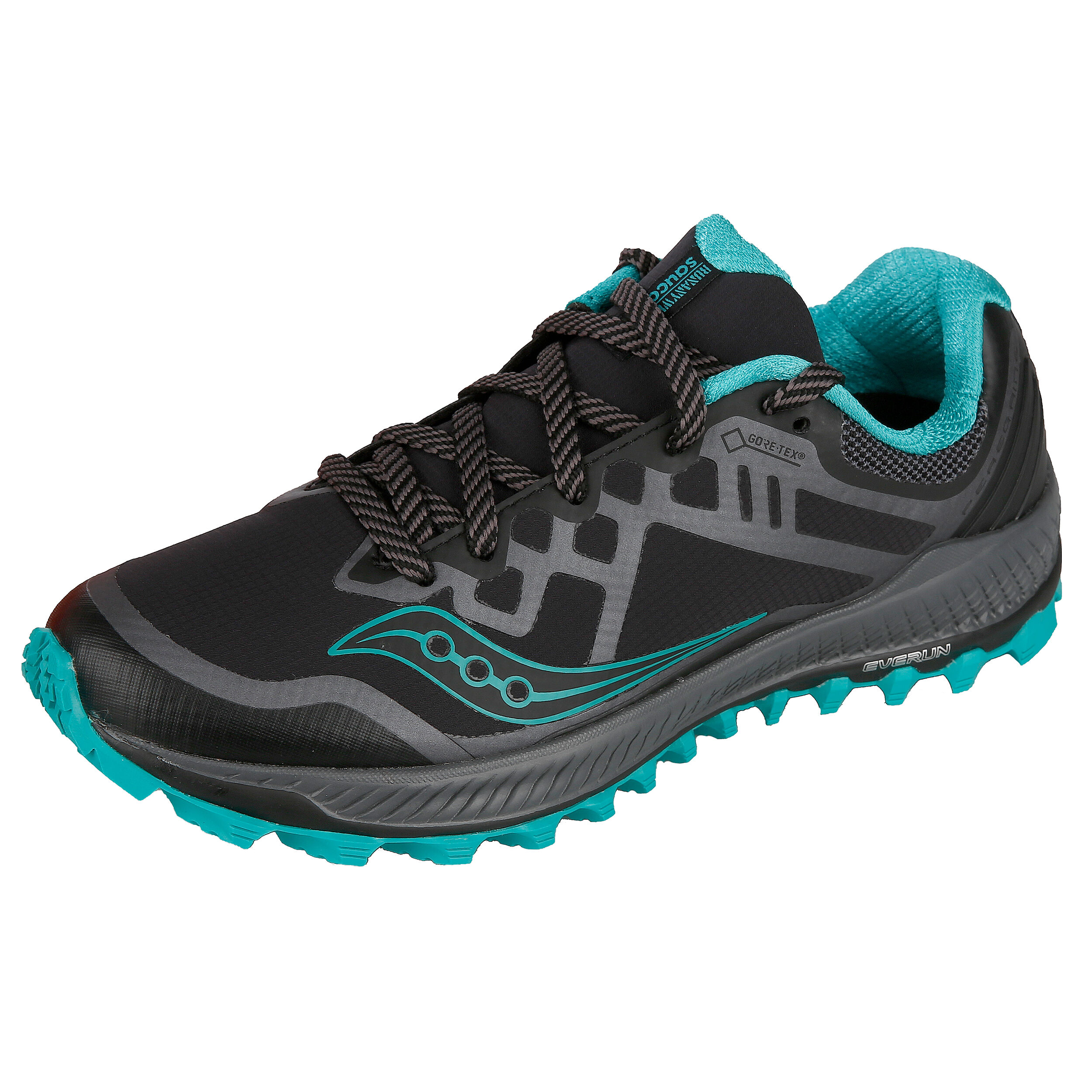 Buy Saucony Peregrine 8 GTX Trail Running Shoe Women Black Petrol