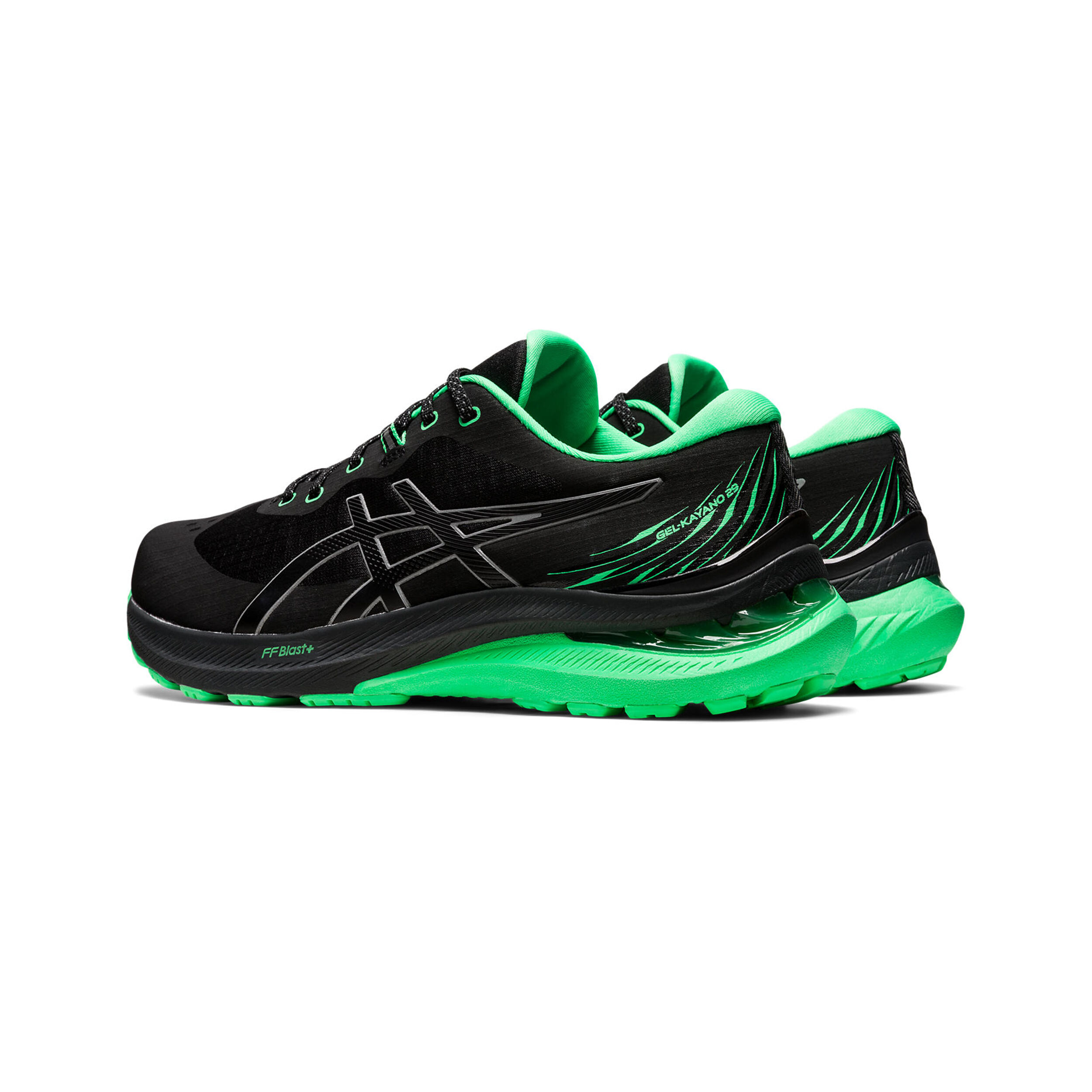 Asics kayano deals 24 black green
