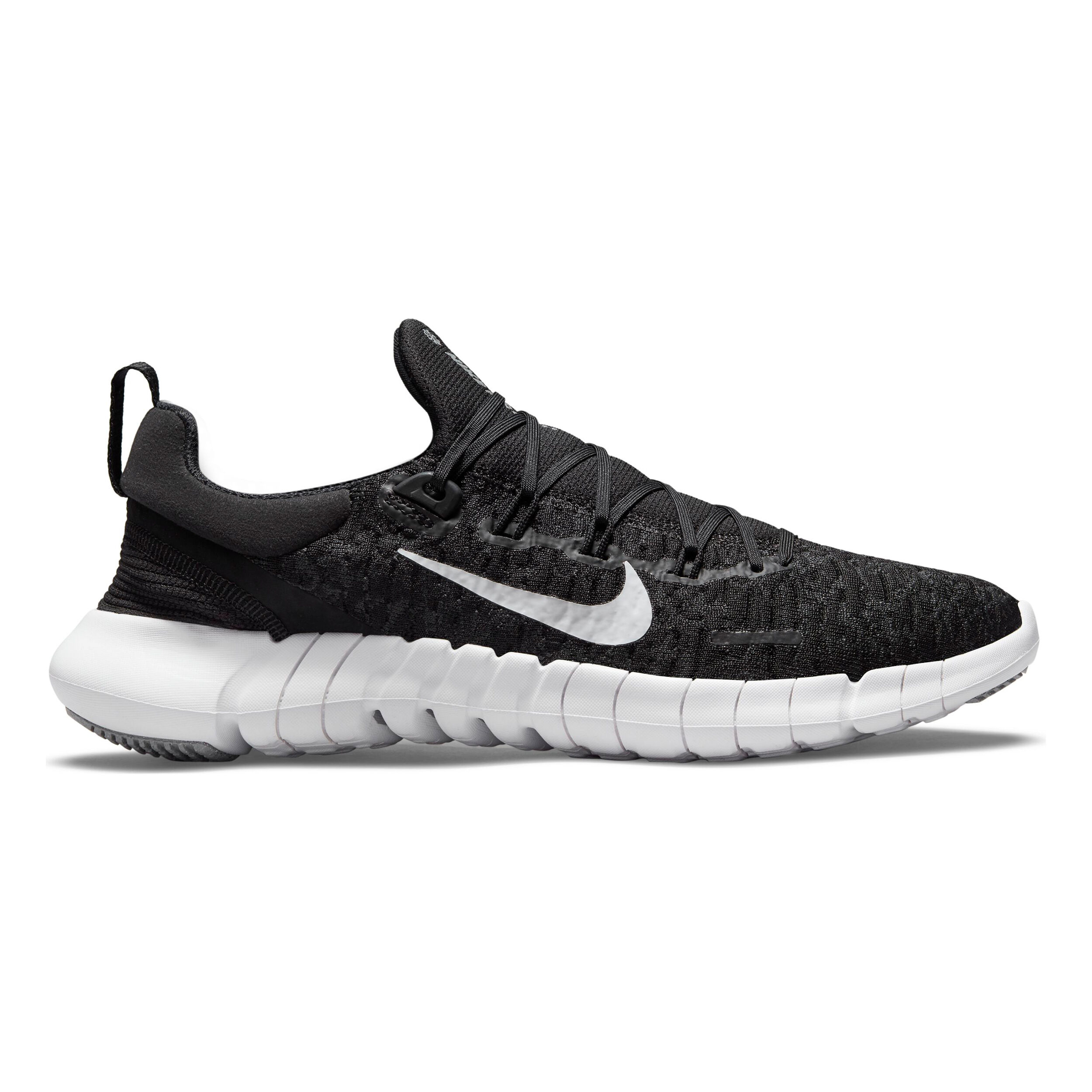 Nike free 5.0 womens black and white online