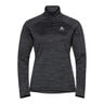 Easy Warm Mid Layer Half-Zip Long Sleeve Women-Black,Grey
