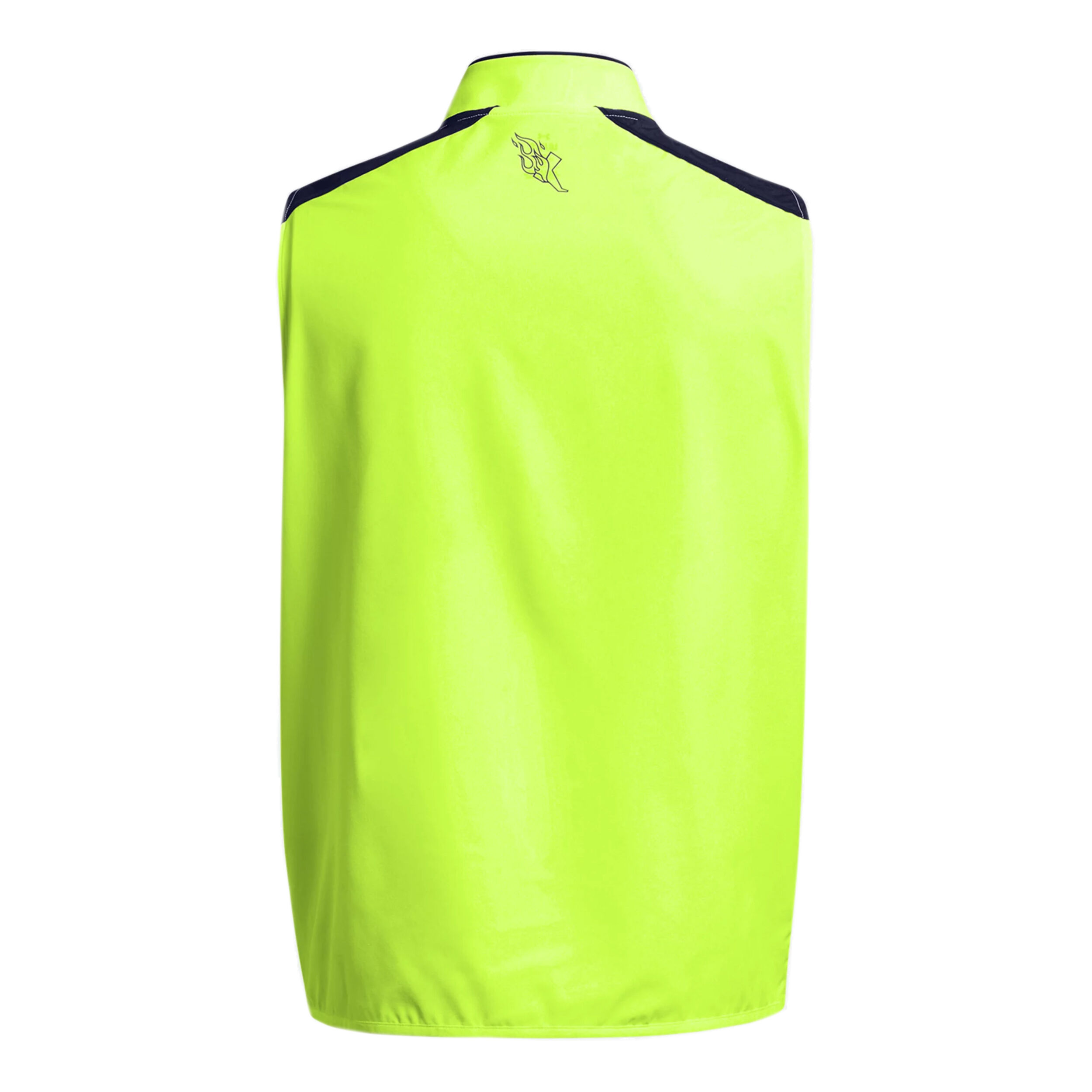 Run Everywhere Running Vests Men Neon Yellow Dark Blue