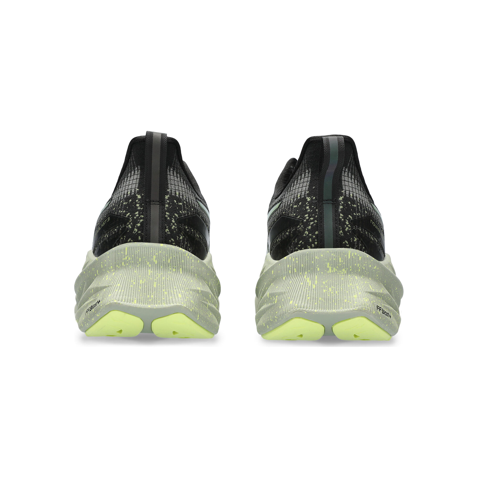  ASICS Men's NOVABLAST 2 Running Shoes, 8, Hazard Green/Carrier  Grey