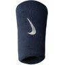 Swoosh Doublewide Wristband 2 Pack-Dark Blue,White