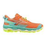 Mizuno Running shoes Mizuno Wave Mujin 11                   Trail running shoe Women-orange, mint