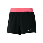 Mizuno Clothing Mizuno Alpha 4.5in Shorts Women-Black,Pink