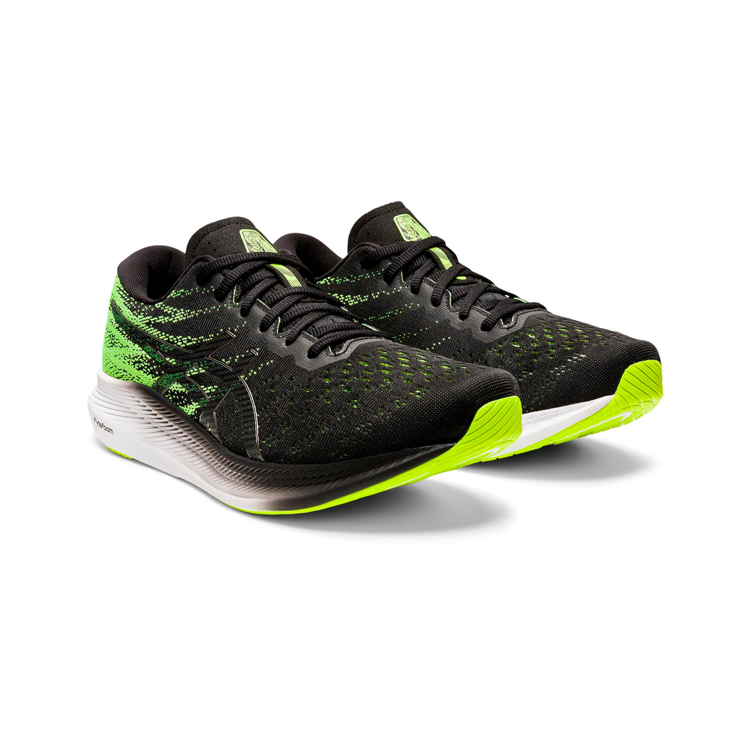 Buy ASICS Evoride 3 Neutral Running Shoe Men Black Lime online