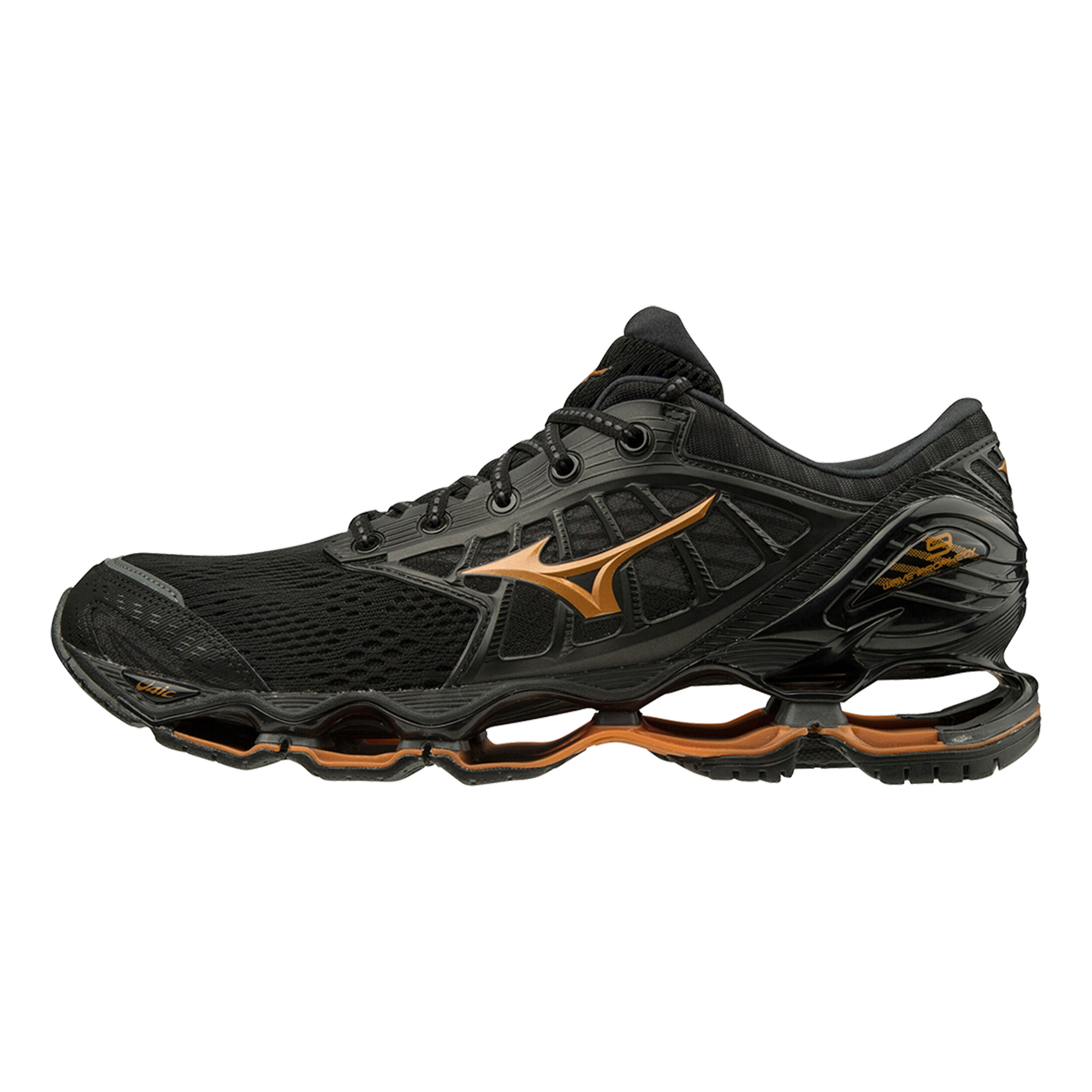 Buy Mizuno Wave Prophecy 9 Neutral Running Shoe Men Black Gold online Running Point COM