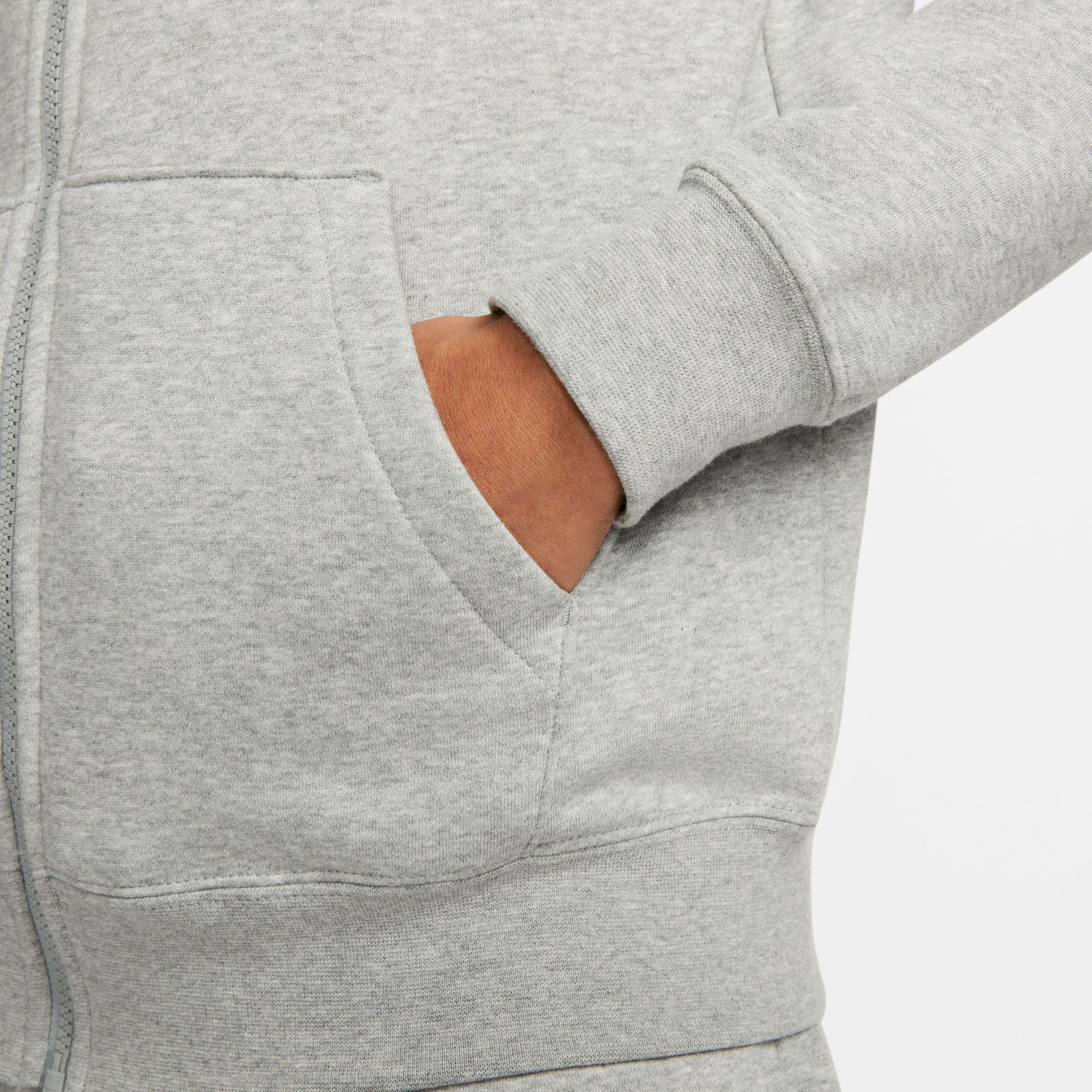 Nike club light grey sweatshirt cheap