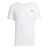 Adizero Running Shirt Men-White,Orange