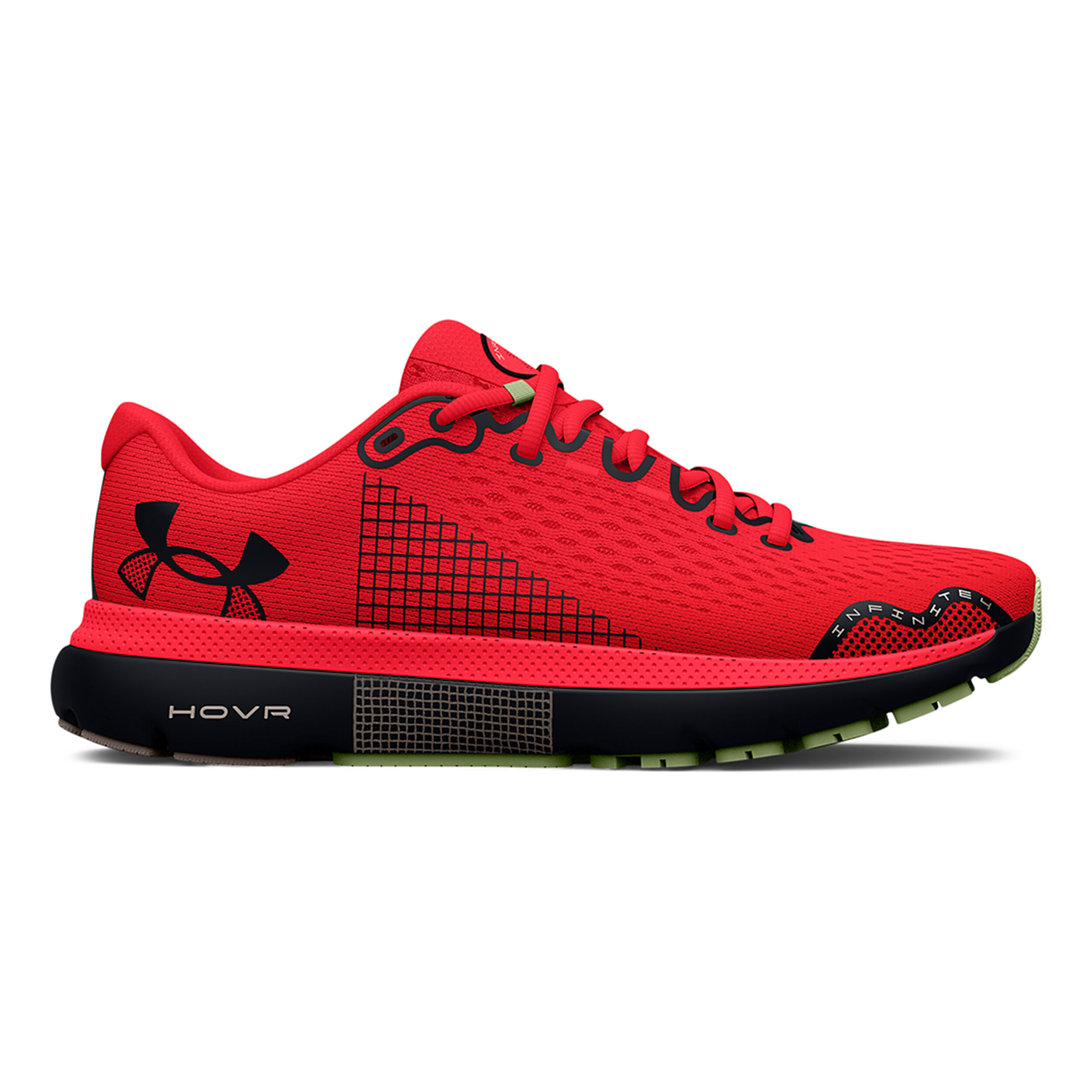 Mens black and red under armour shoes outlet