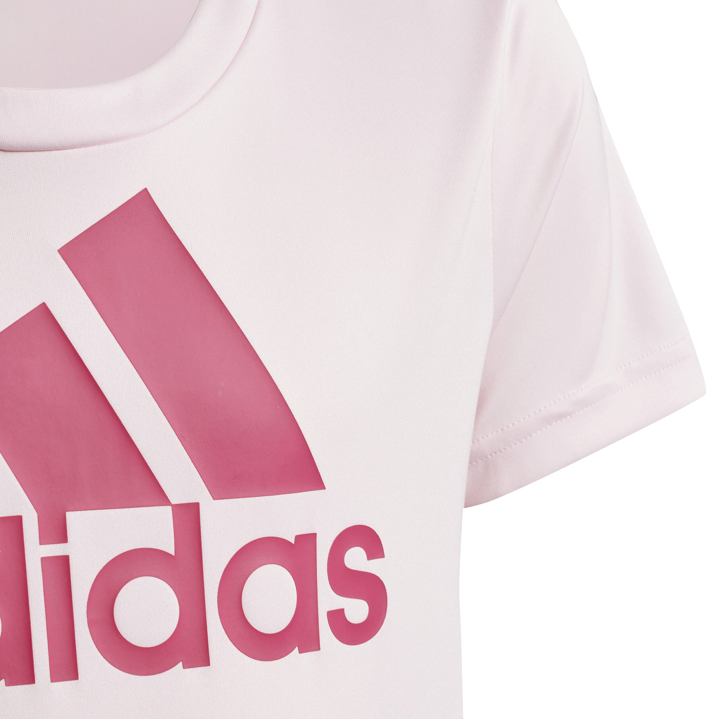 Girls pink adidas t shirt store