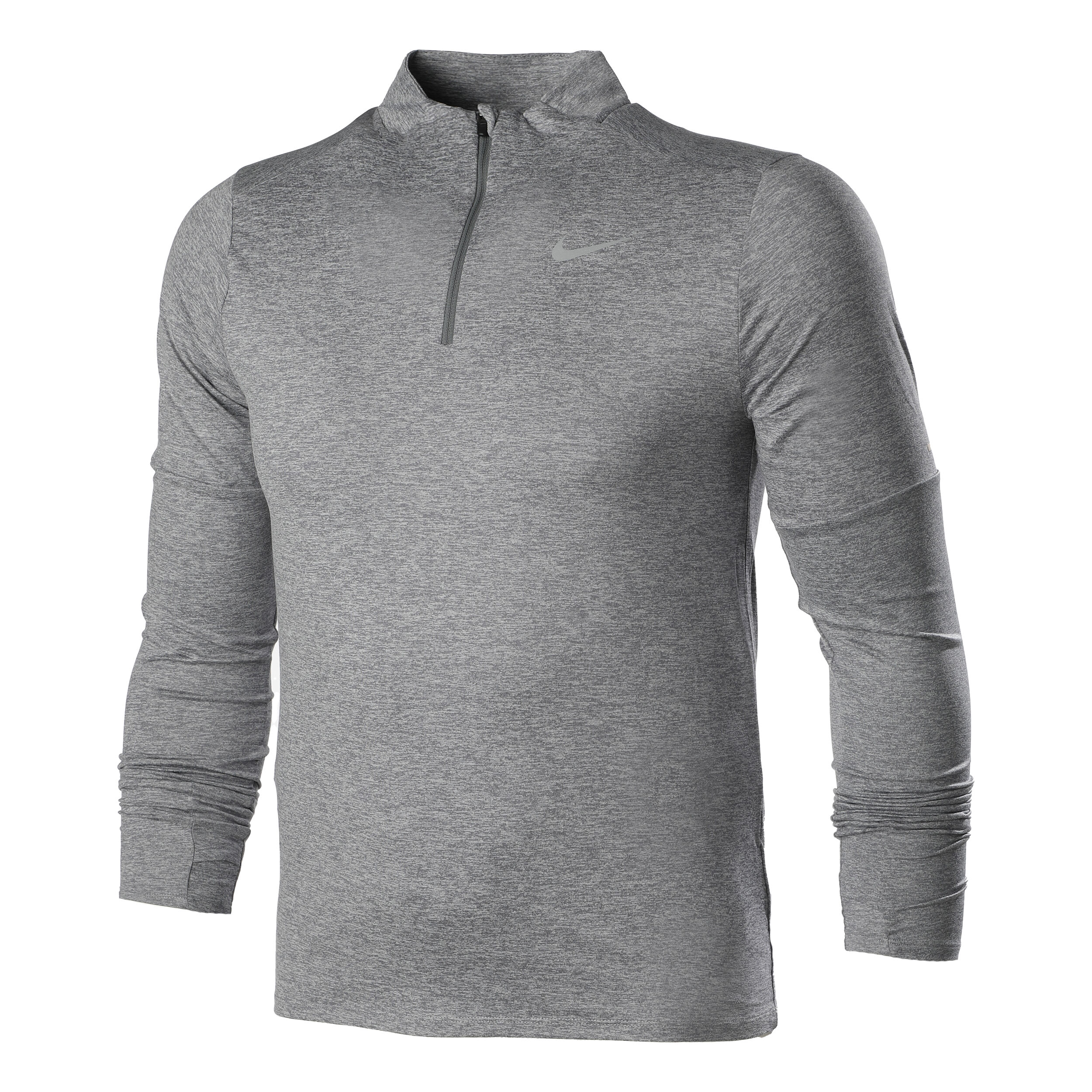Dri Fit Element Half Zip Running Top Men Grey