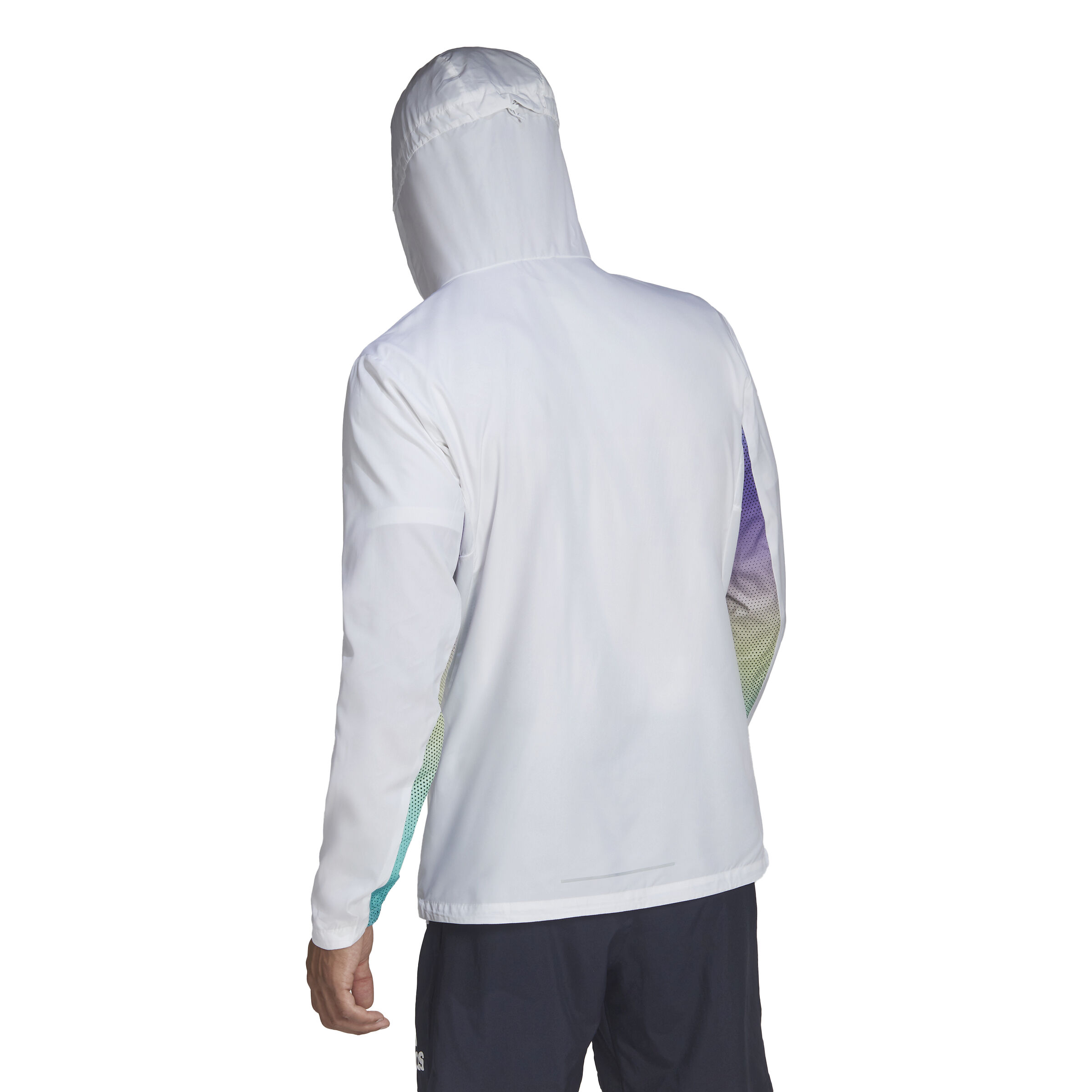 【Adidas コリア】 Own the Run Colorblock Jacket Buy adidas Own The Run Color Block Running Jacket Men White