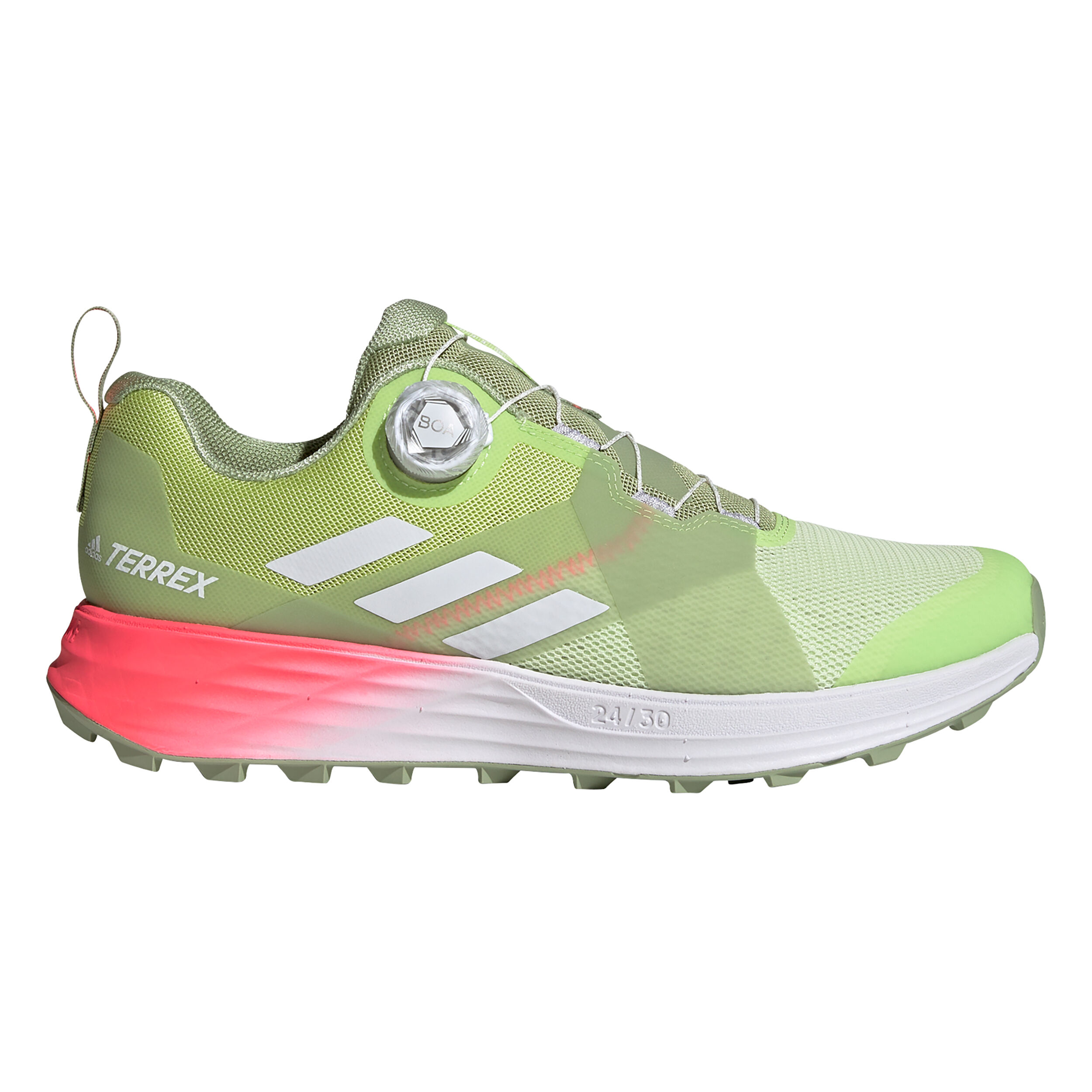 Buy adidas Terrex Two Boa Trail Running Shoe Men Olive Pink in size 42 2 3 online Running Point COM