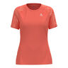 Essential Print Crew Neck Running shirt Women - orange, 