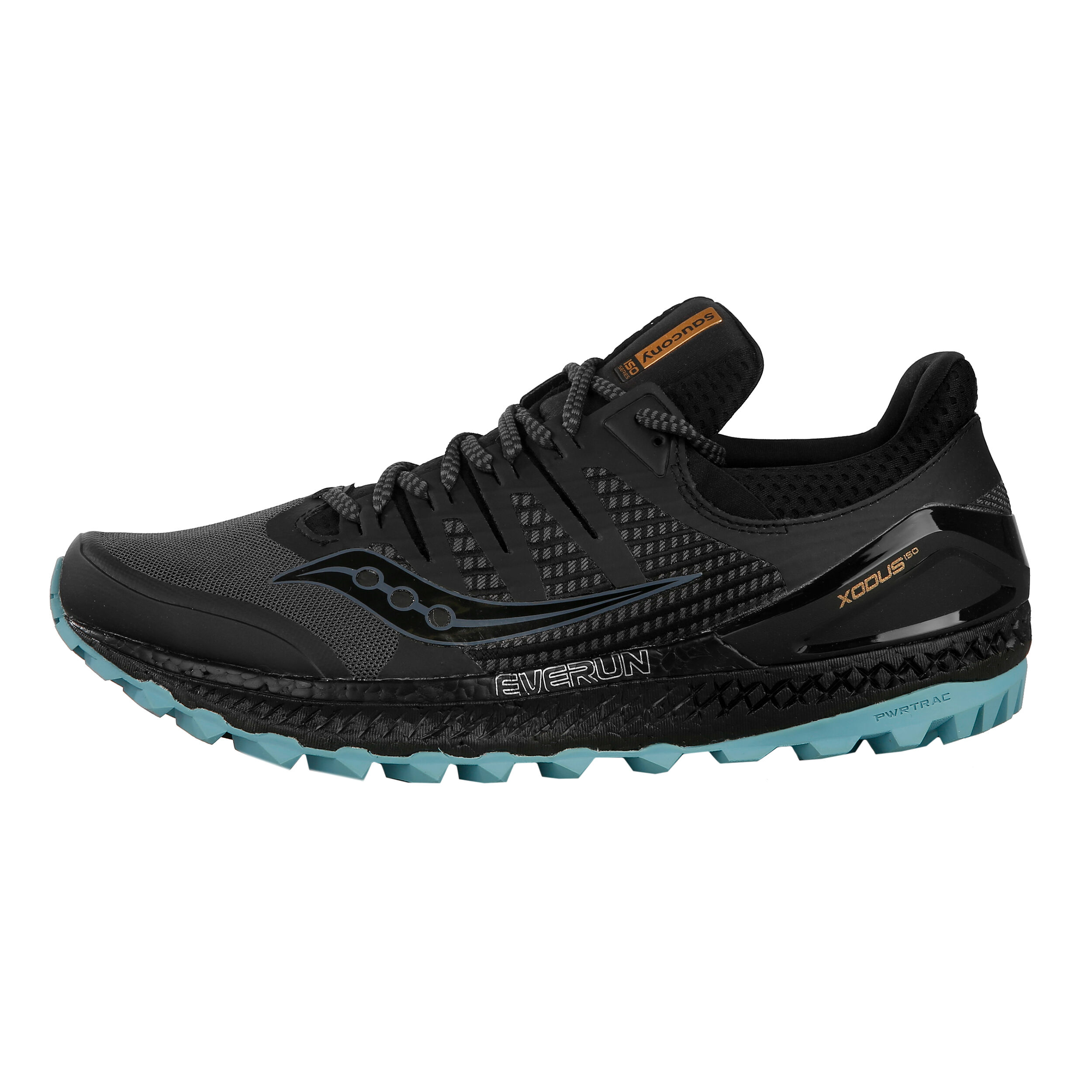 Buy Saucony Xodus Iso 3 Trail Running Shoe Men Dark Grey Black in size 42 online Running Point COM