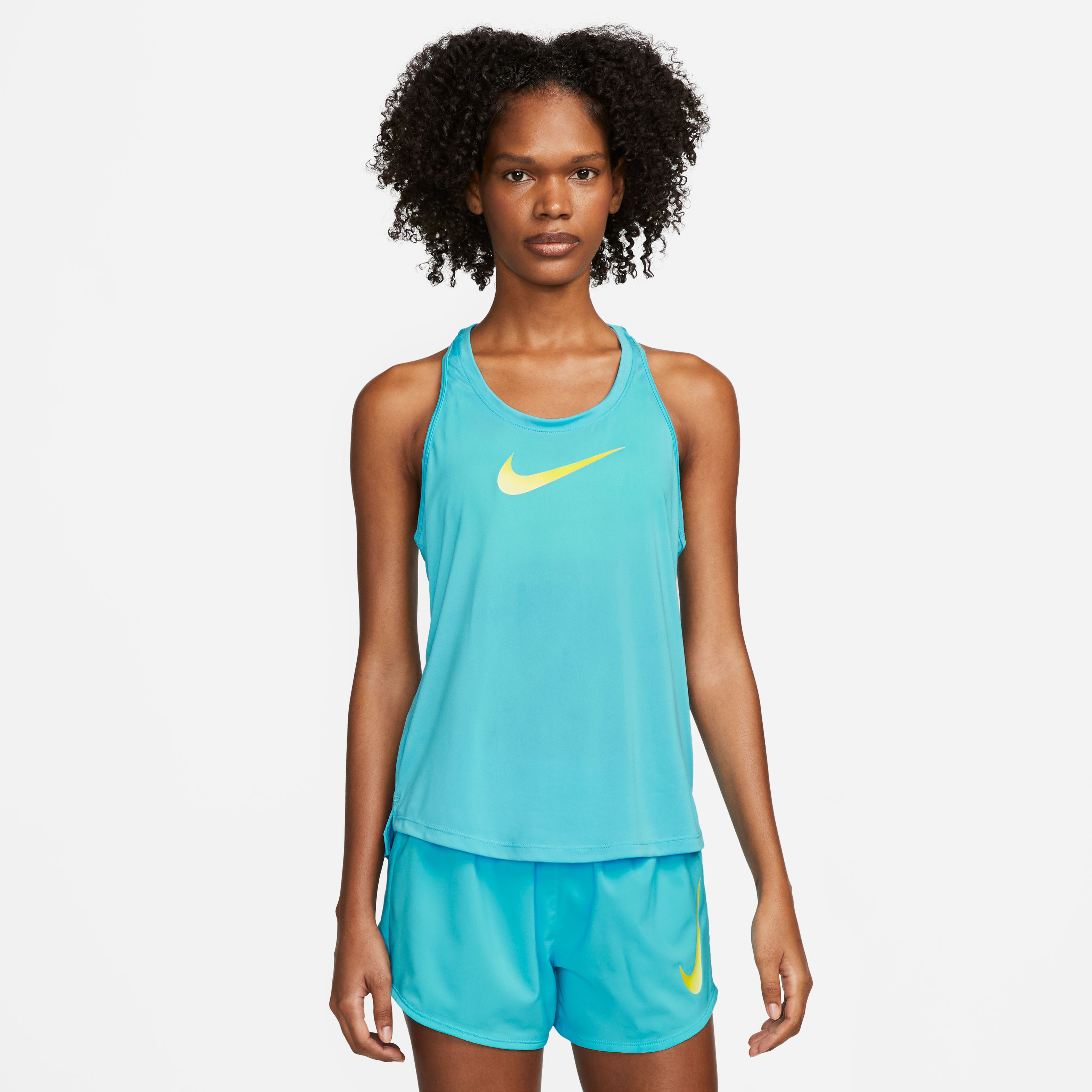 Buy Nike Dri Fit One Swoosh HBR Tank Top Women Turquoise online Running Point COM