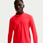 Nike Clothing Nike Pacer Half-Zip Running shirt Men - lightred, silver
