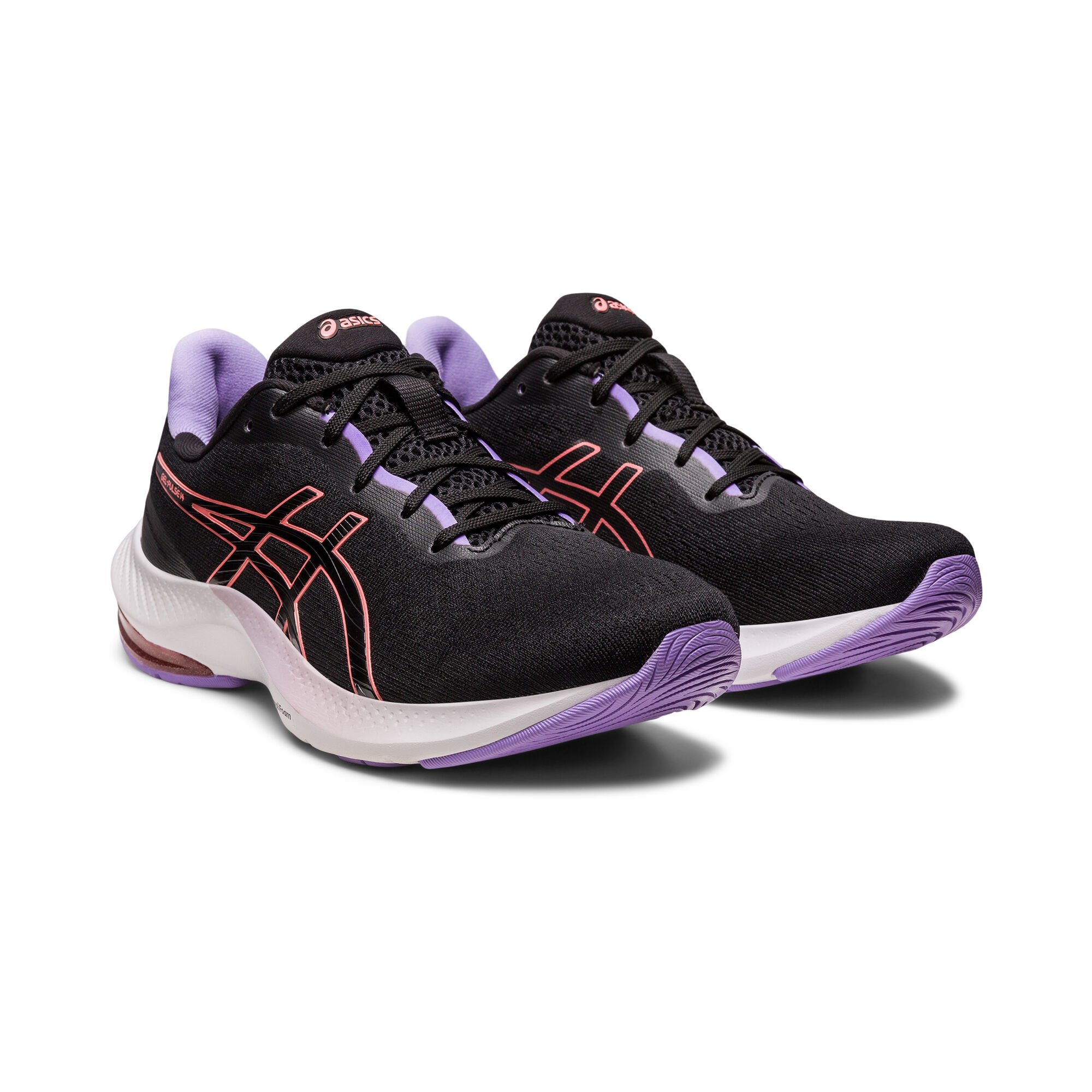 Women's GEL-PULSE 14, Black/Papaya, Running