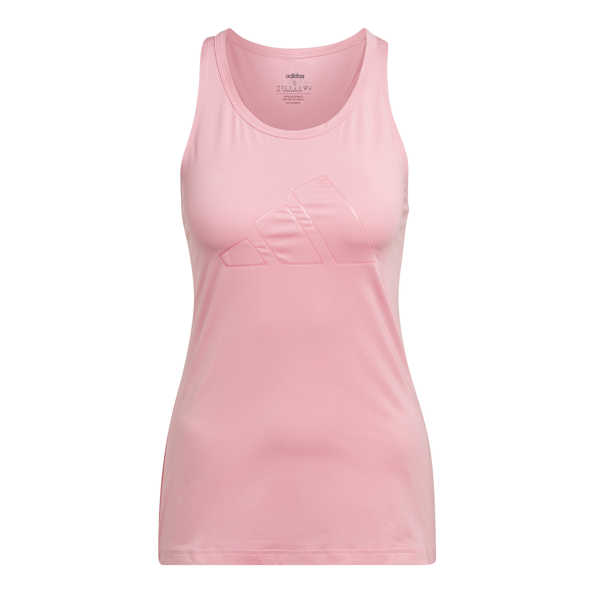 Adidas pink tank cheap