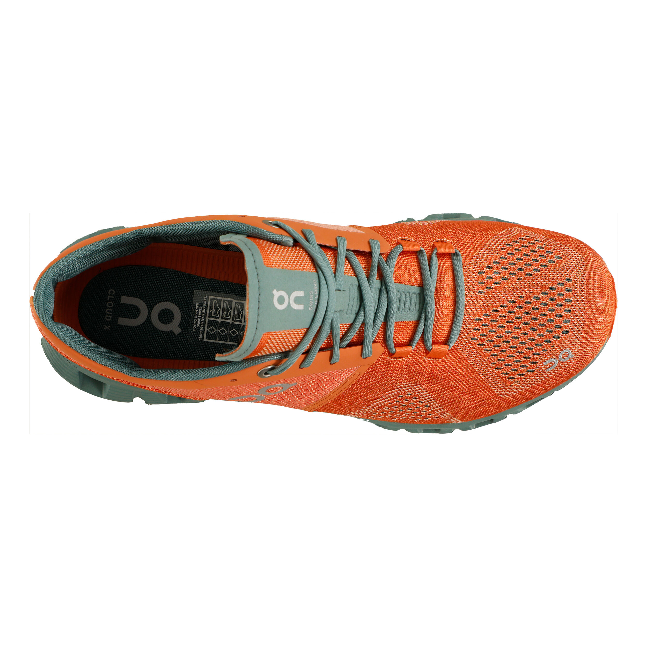 Buy On Cloud X Neutral Running Shoe Men Orange Green online Running Point COM