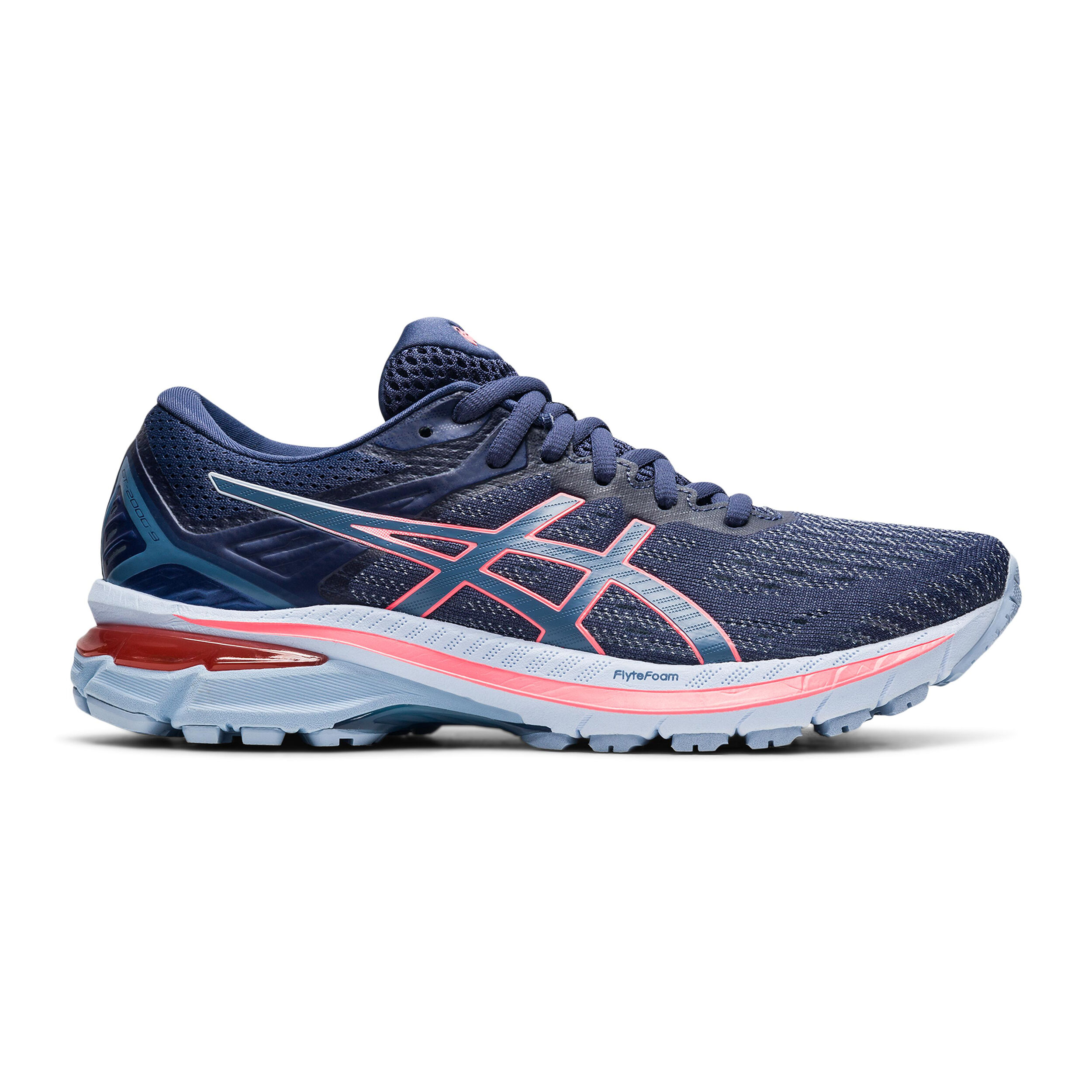 Buy ASICS GT 2000 9 Stability Running Shoe Women Blue Pink online Running Point COM