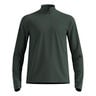 Essential Thermal Midlayer 1/2 Zip Running Shirt Men-Olive