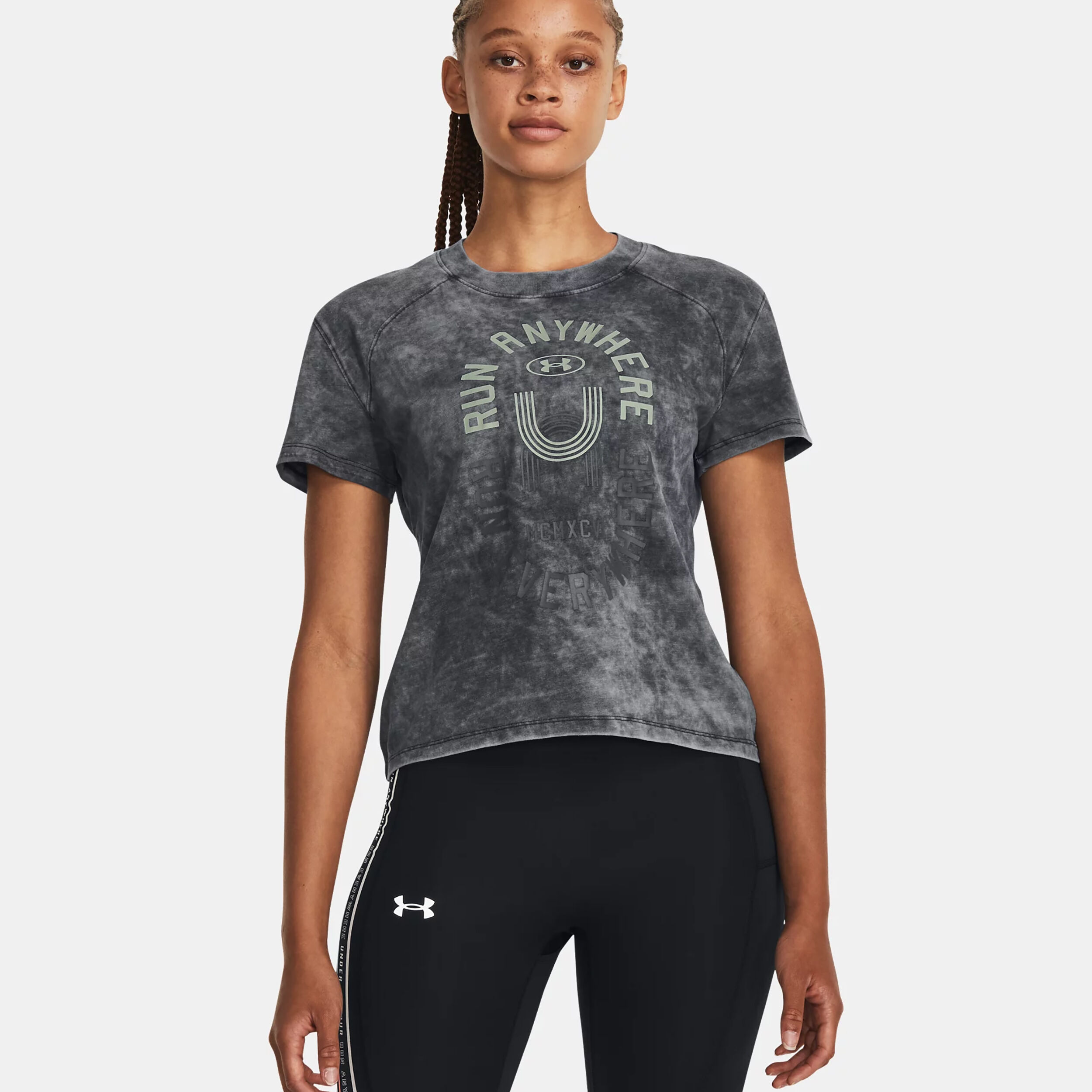 Buy Under Armour Run Everywhere Graphic Running Shirt Women Black online Running Point COM