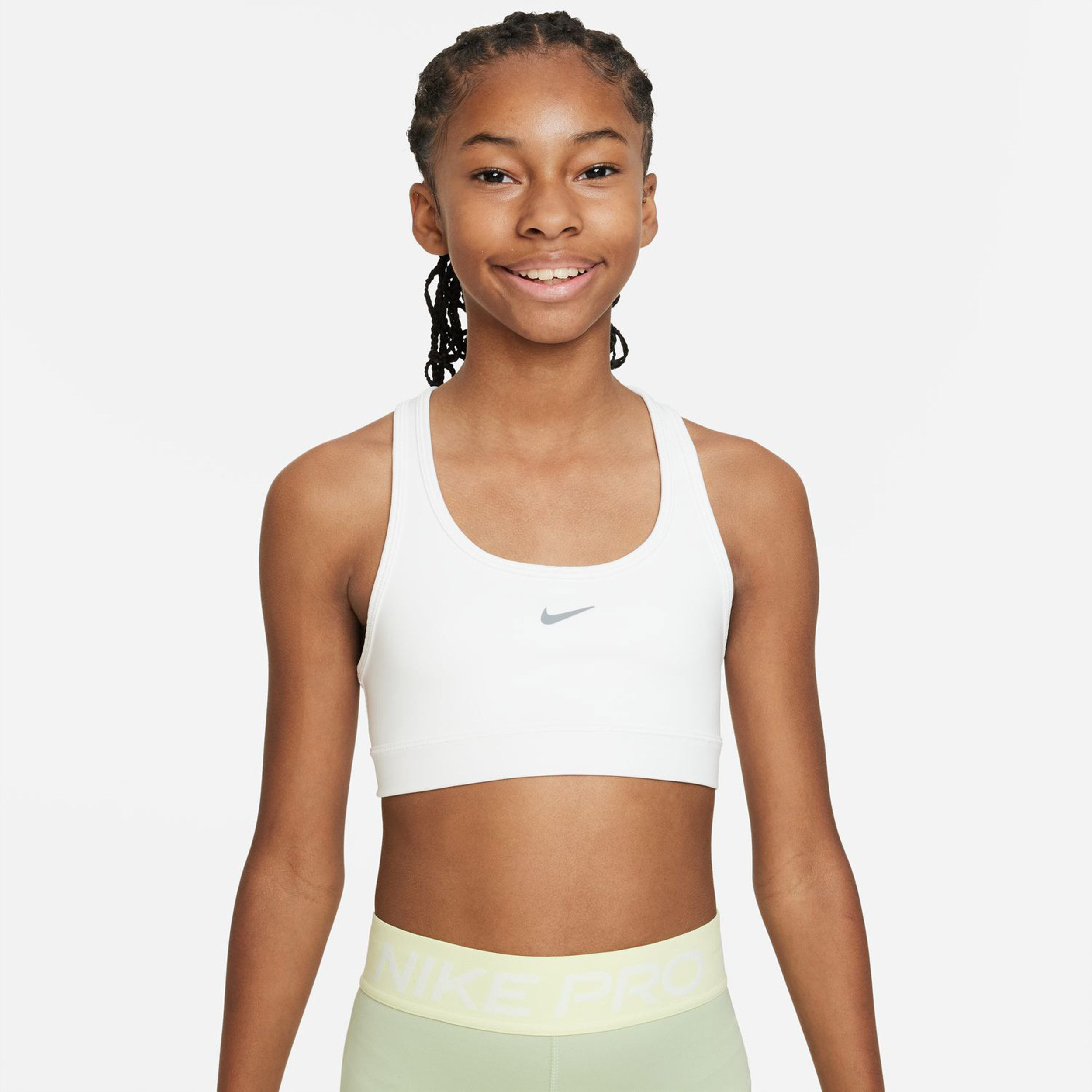 Buy Nike Dri Fit Swoosh Sports Bras Girls White online Running Point COM
