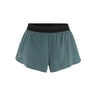 Pro Hypervent Split 2 Running Shorts Women-Blue