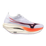 Mizuno Running shoes Mizuno Wave Rebellion Pro 3 Competition Running Shoe Men-White,Coral