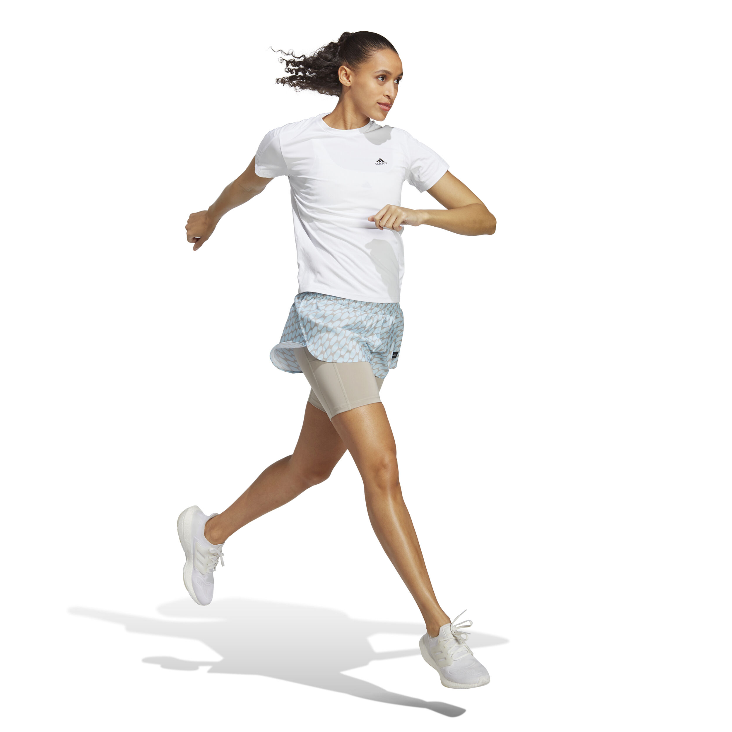 Light blue adidas shorts womens clearance