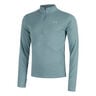 Launch Quarter-Zip Running shirt Men - blue grey, 