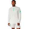 Icon 1/2 Zip Running shirt Men-beige, green