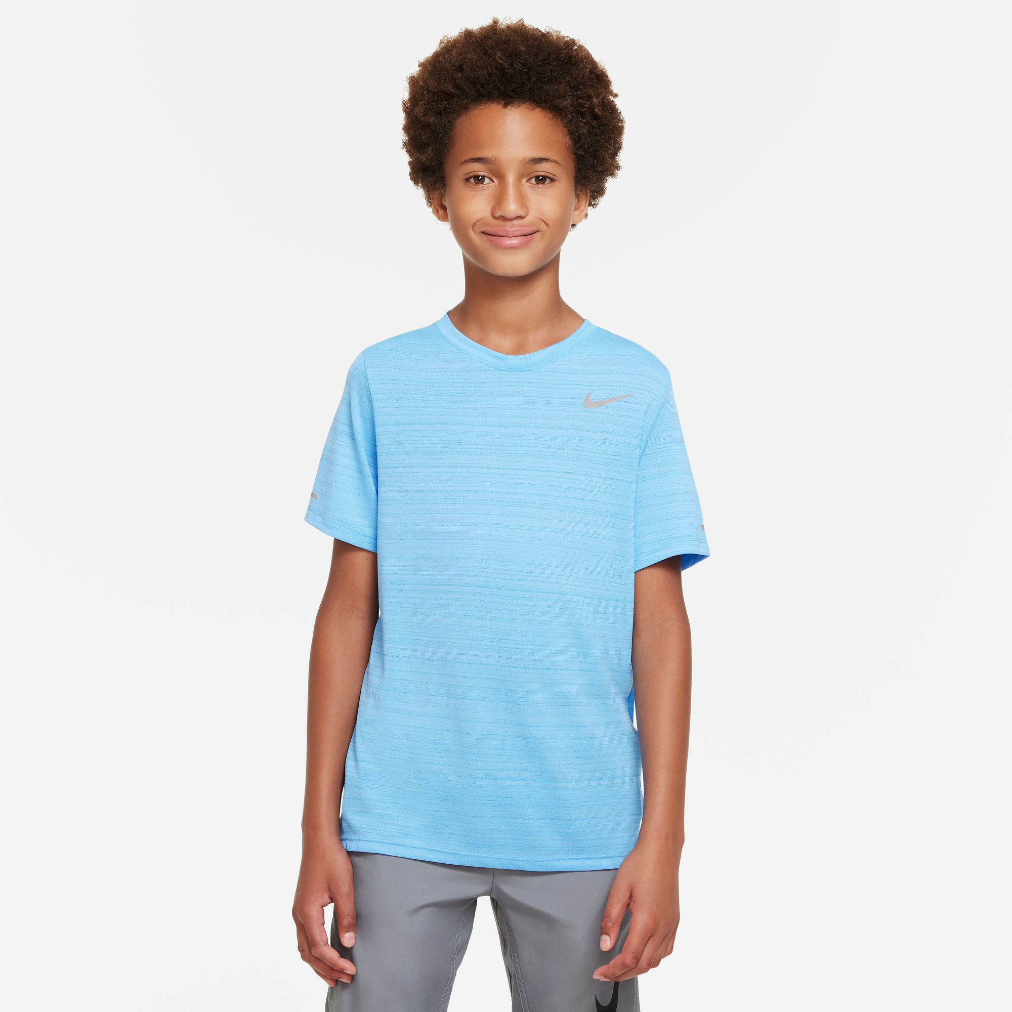 Buy Nike Dri Fit Miler T Shirt Boys Blue online Running Point COM