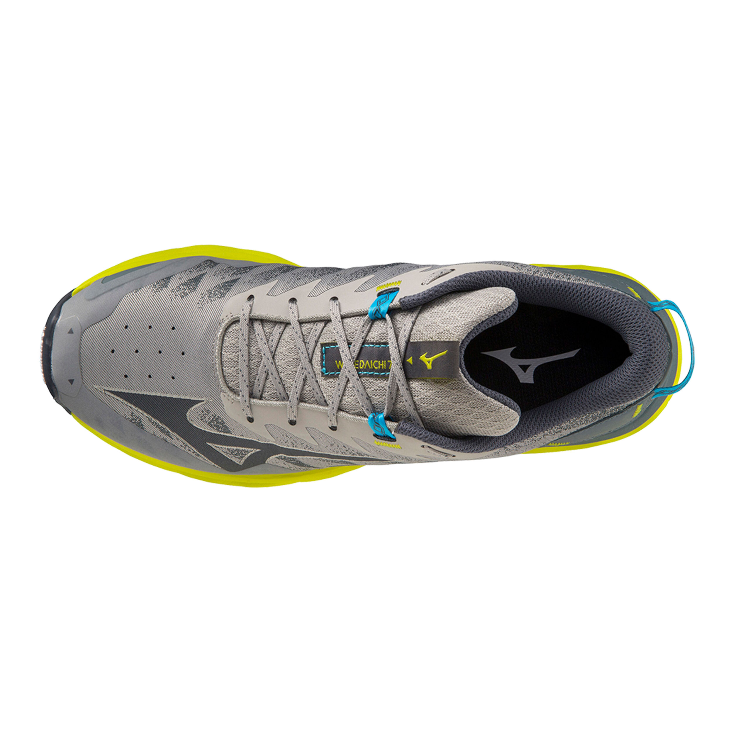 Buy Mizuno Wave Daichi 7 Trail Running Shoe Men Grey Neon Yellow