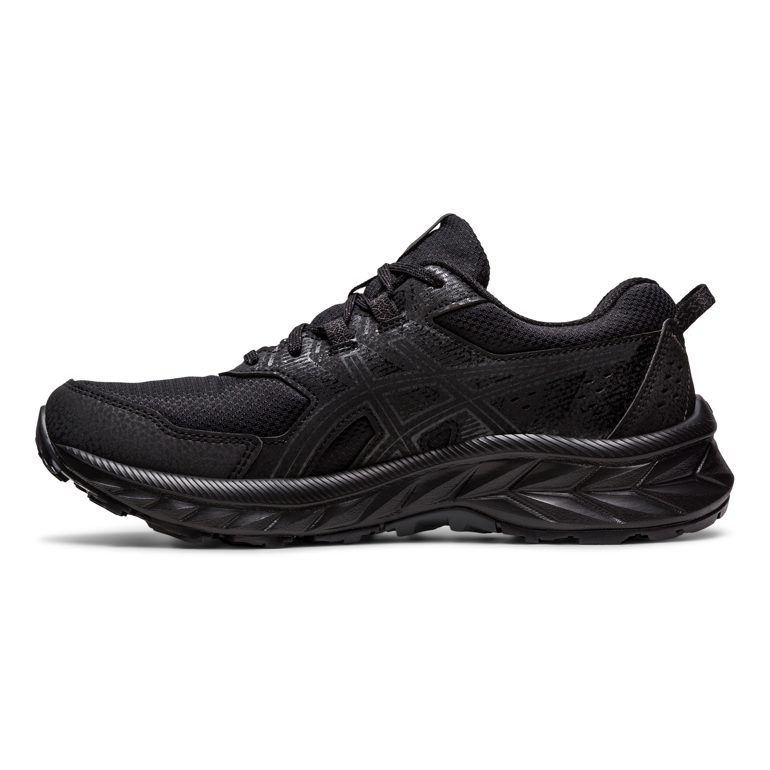 Asics black leather womens shoes best sale