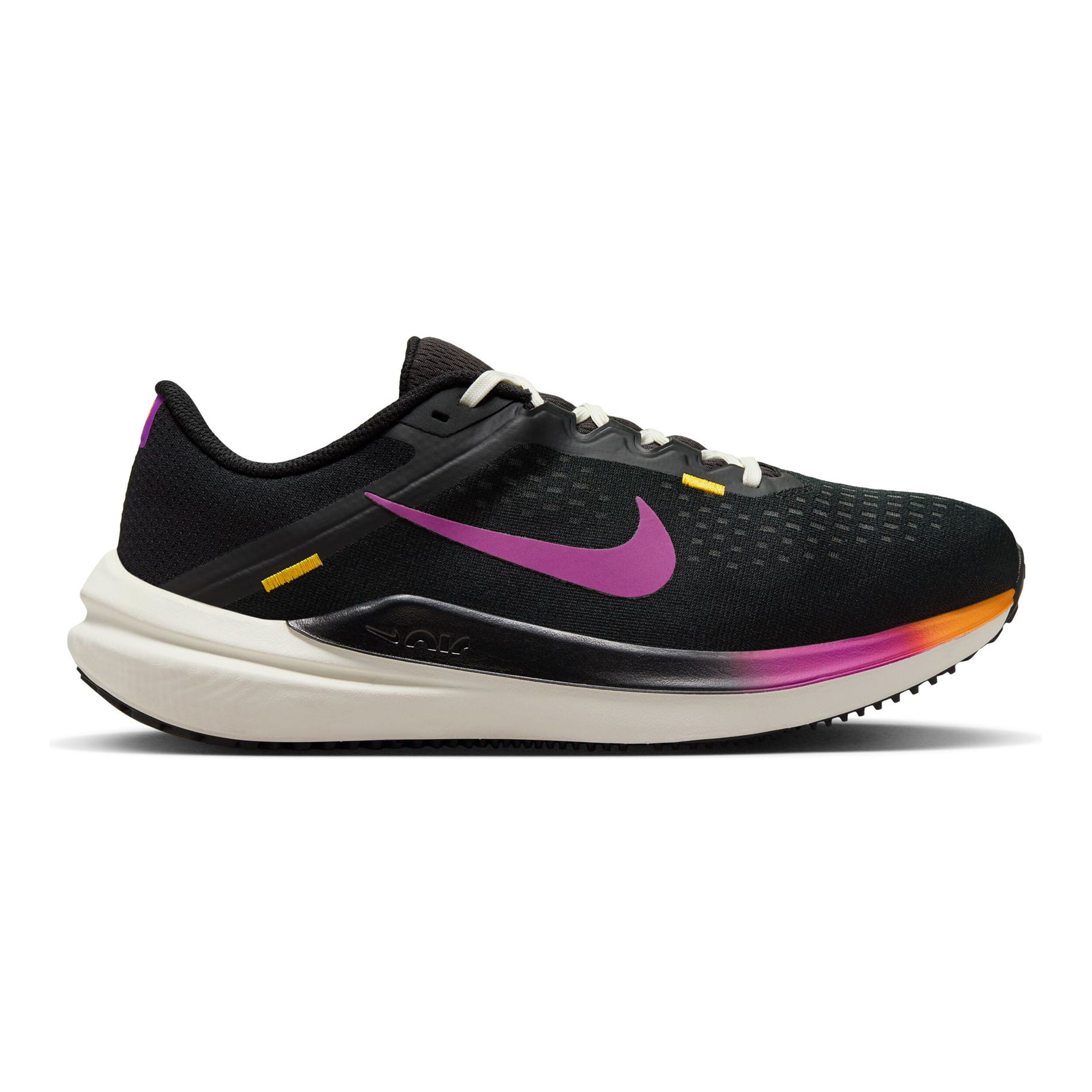 Nike womens running shoes black and pink on sale