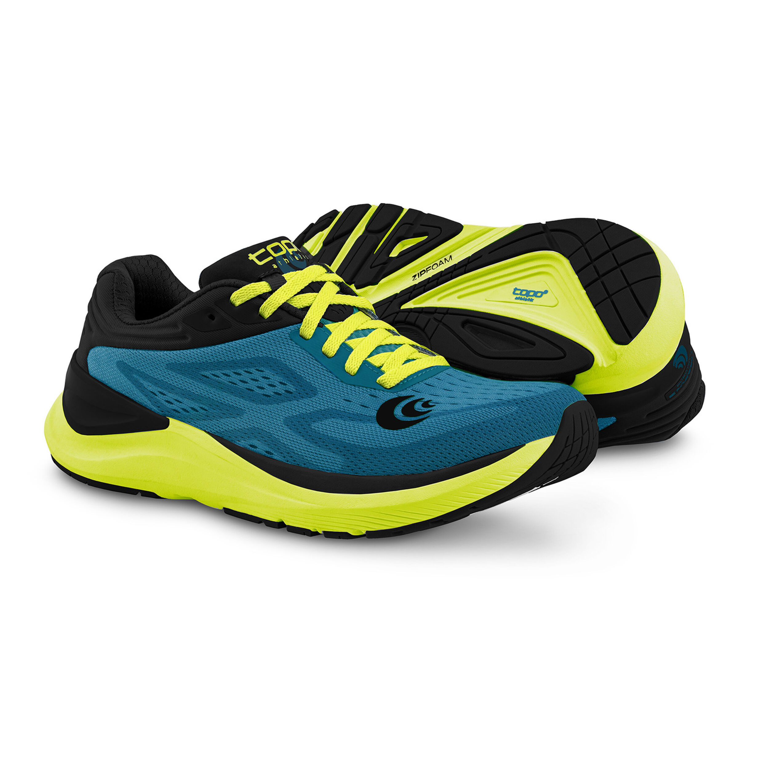 Buy TOPO ATHLETIC Ultrafly 3 Stability Running Shoe Men Turquoise, Neon  Yellow in size 46 online | Running Point COM